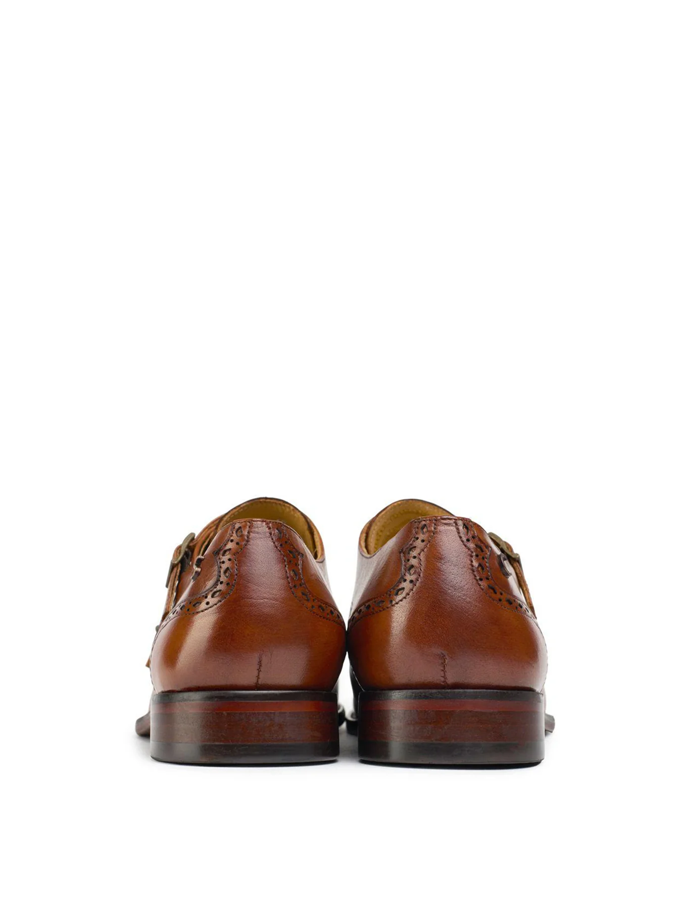 Meadow Monk Strap Shoes Brown - Image 4