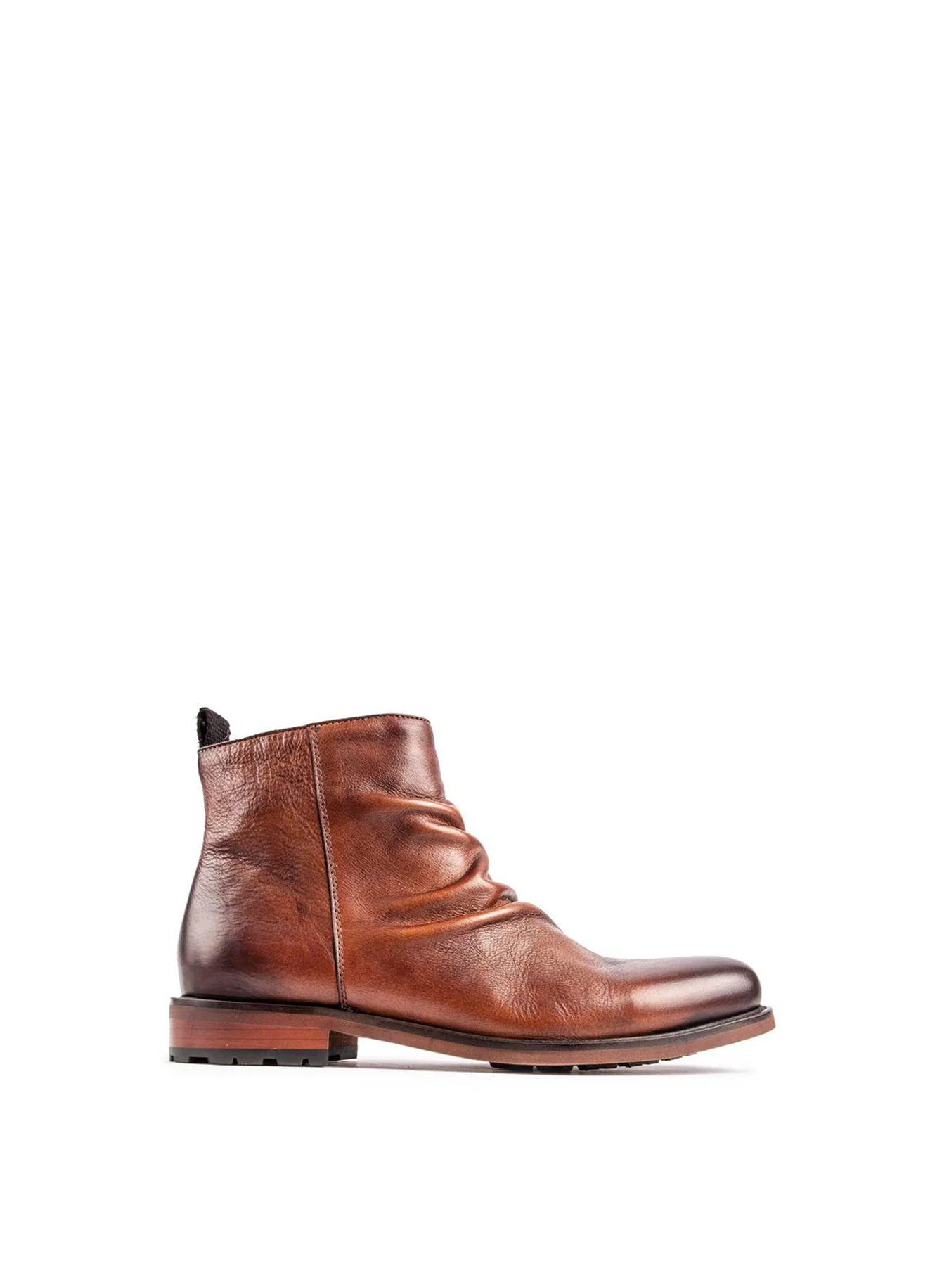 Axe Inside Zip Boots Tan