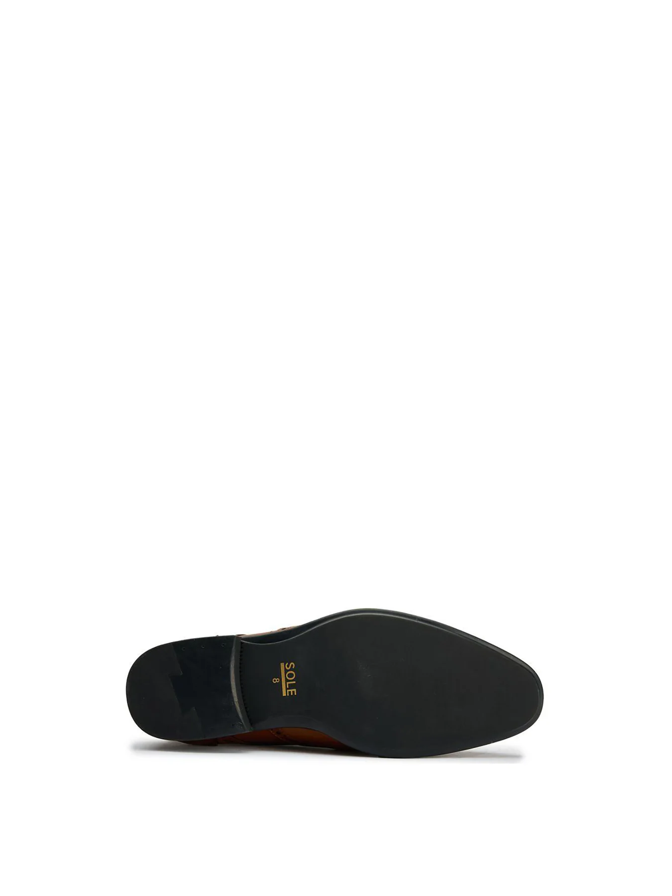 Wide Fit Brogue Shoes Tan - Image 4