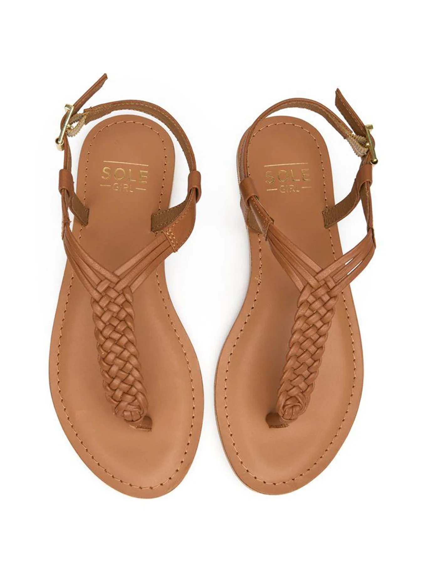 Dulce Thong Sandals Tan - Image 2