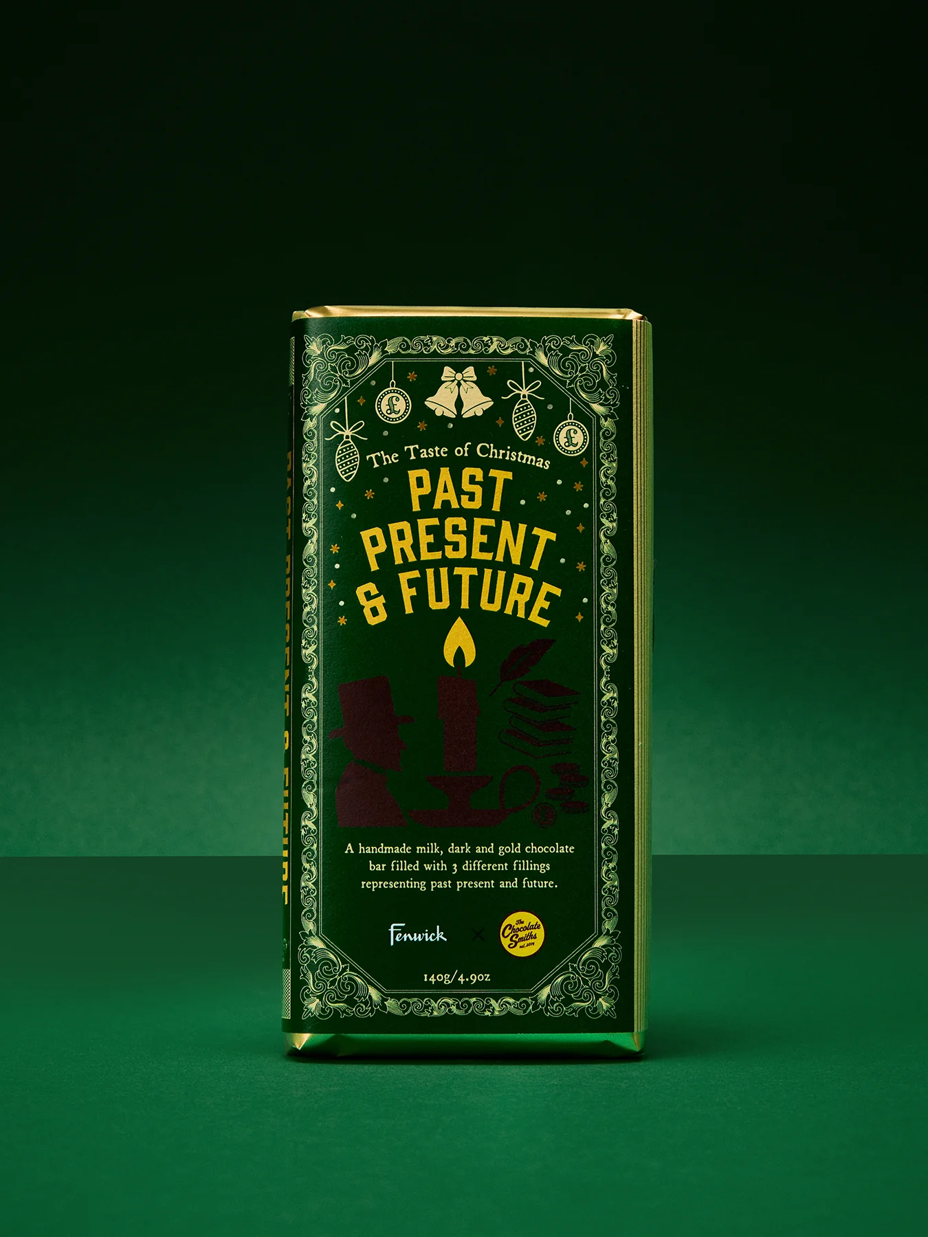 The Chocolate Smiths Exclusive Past, Present and Future Chocolate Bar
