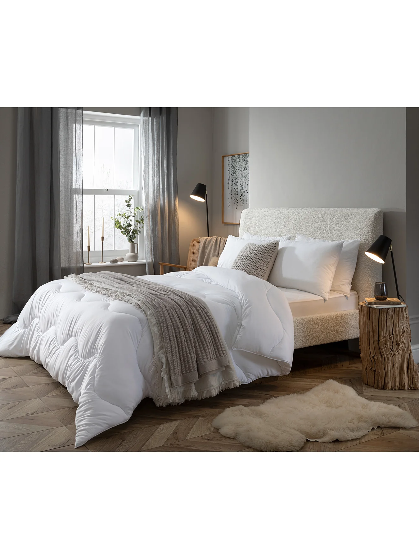Spundown Lightweight Duvet 4.5 Tog White - Image 2