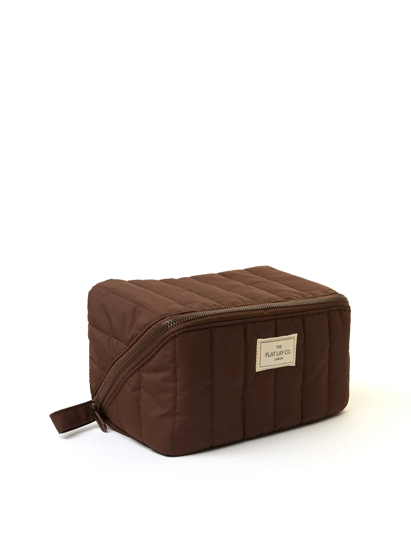 Marshmallow Flat Lay Makeup Box Bag Espresso - Image 2
