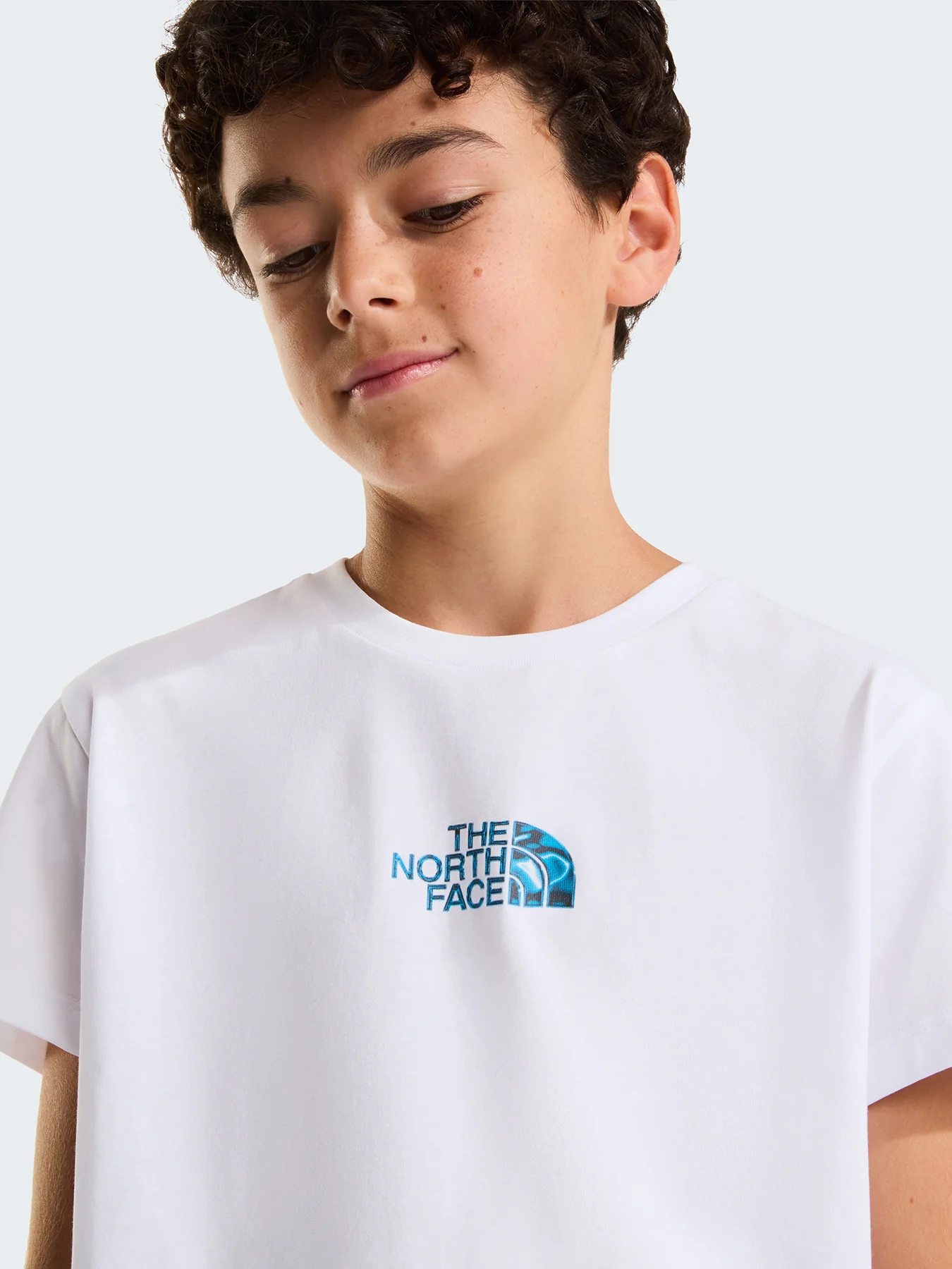 Kids' Liquid Logo T-Shirt White - Image 3
