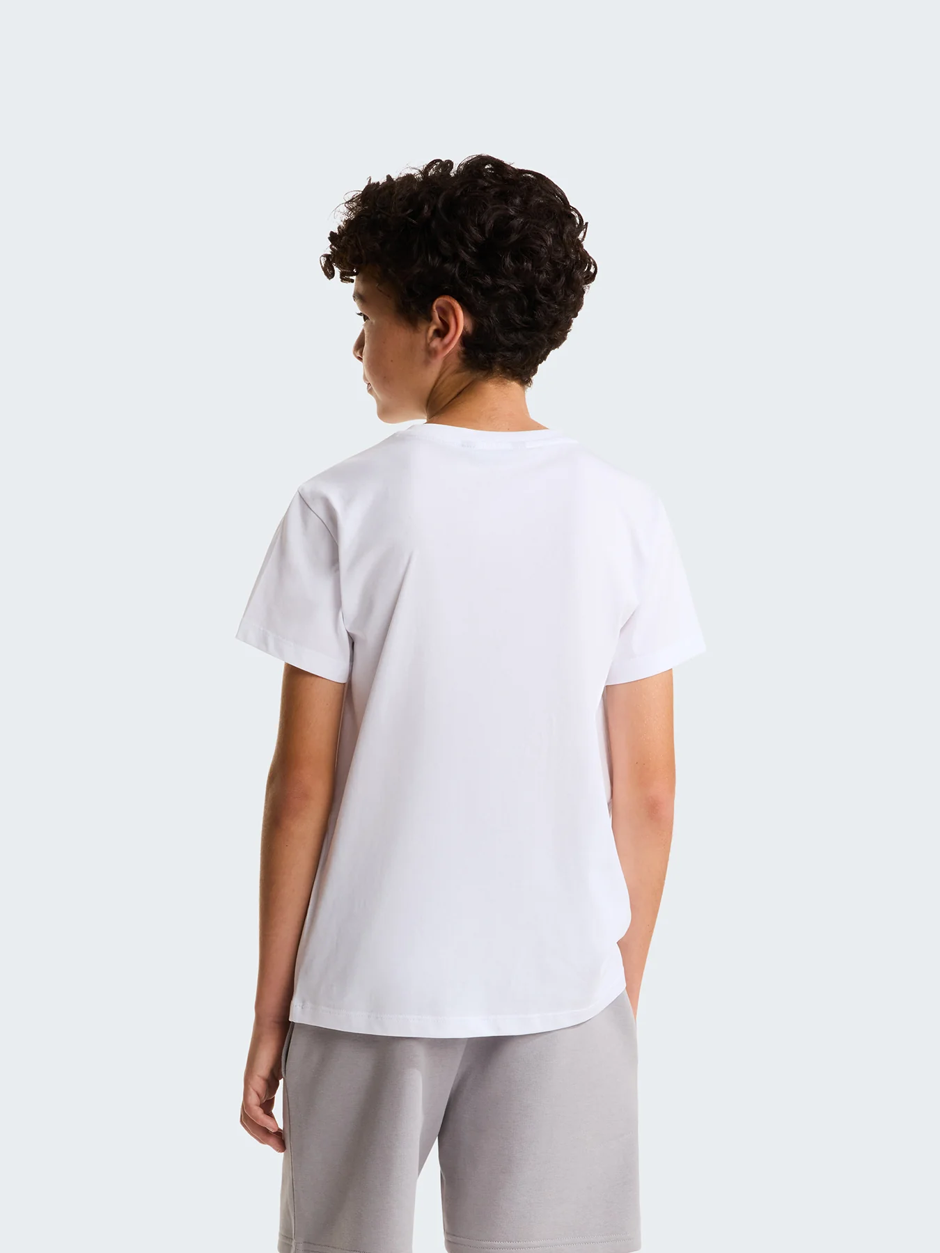 Kids' Liquid Logo T-Shirt White - Image 5