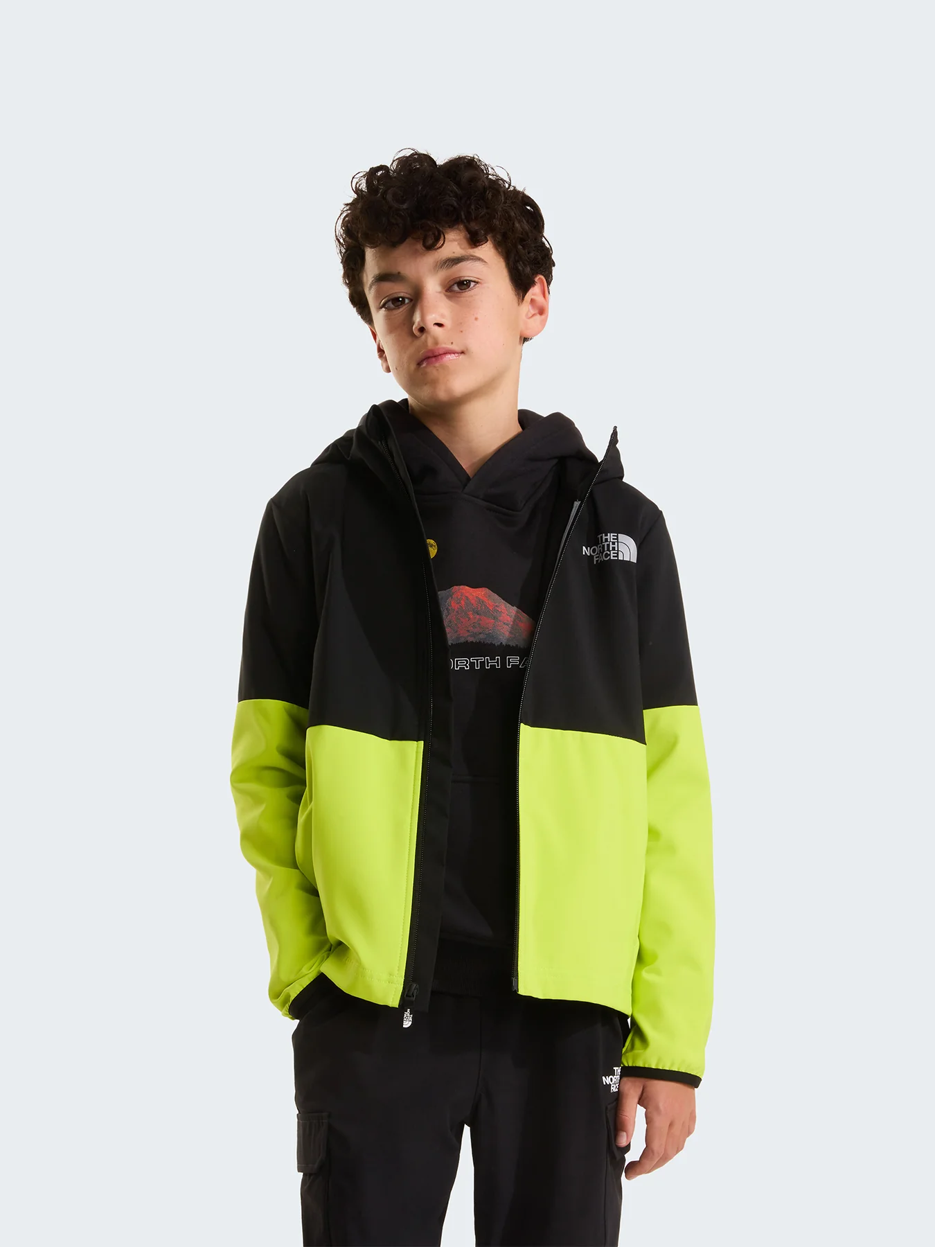 Kids' On The Trail Zip Hoodie Black - Image 3