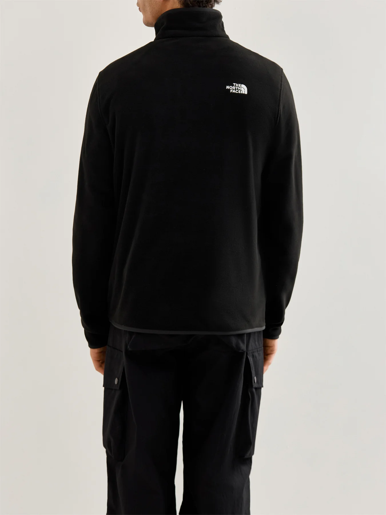 Glacier Fleece 1/4 Zip Jacket Tnf Black - Image 5