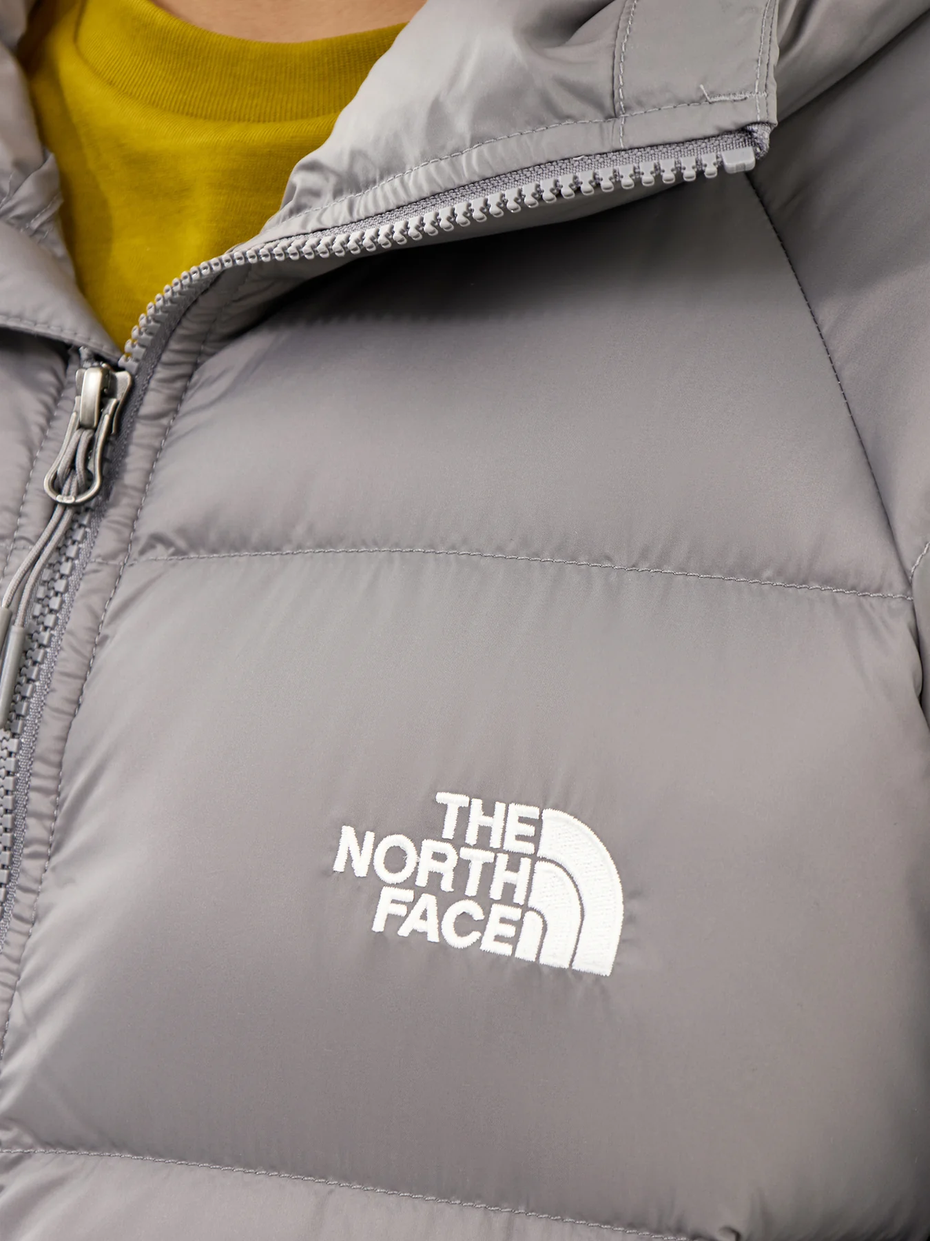 Hydrenalite Down Hoodie Grey - Image 3