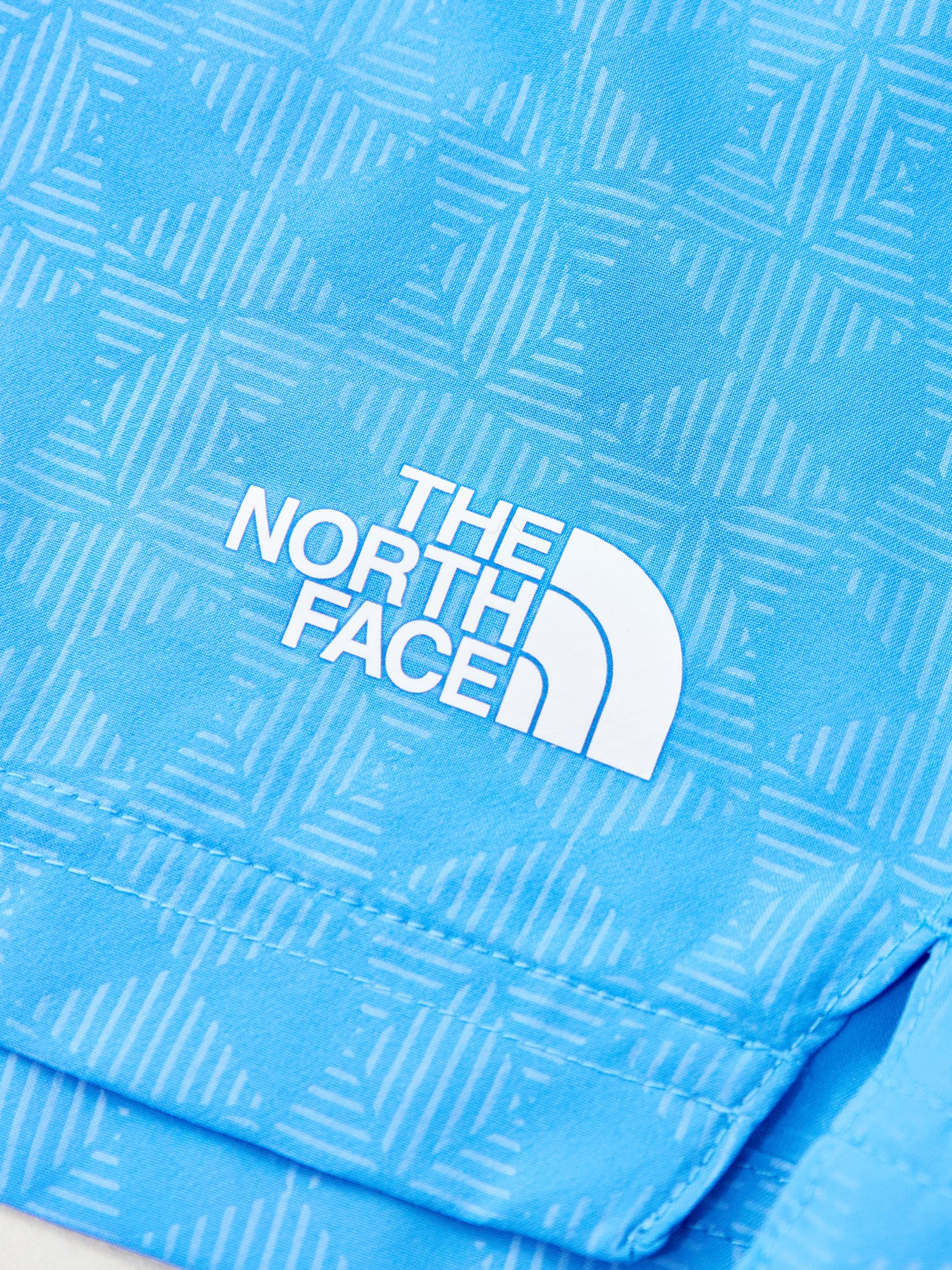 Pentadome Embossed Shorts Blue - Image 3