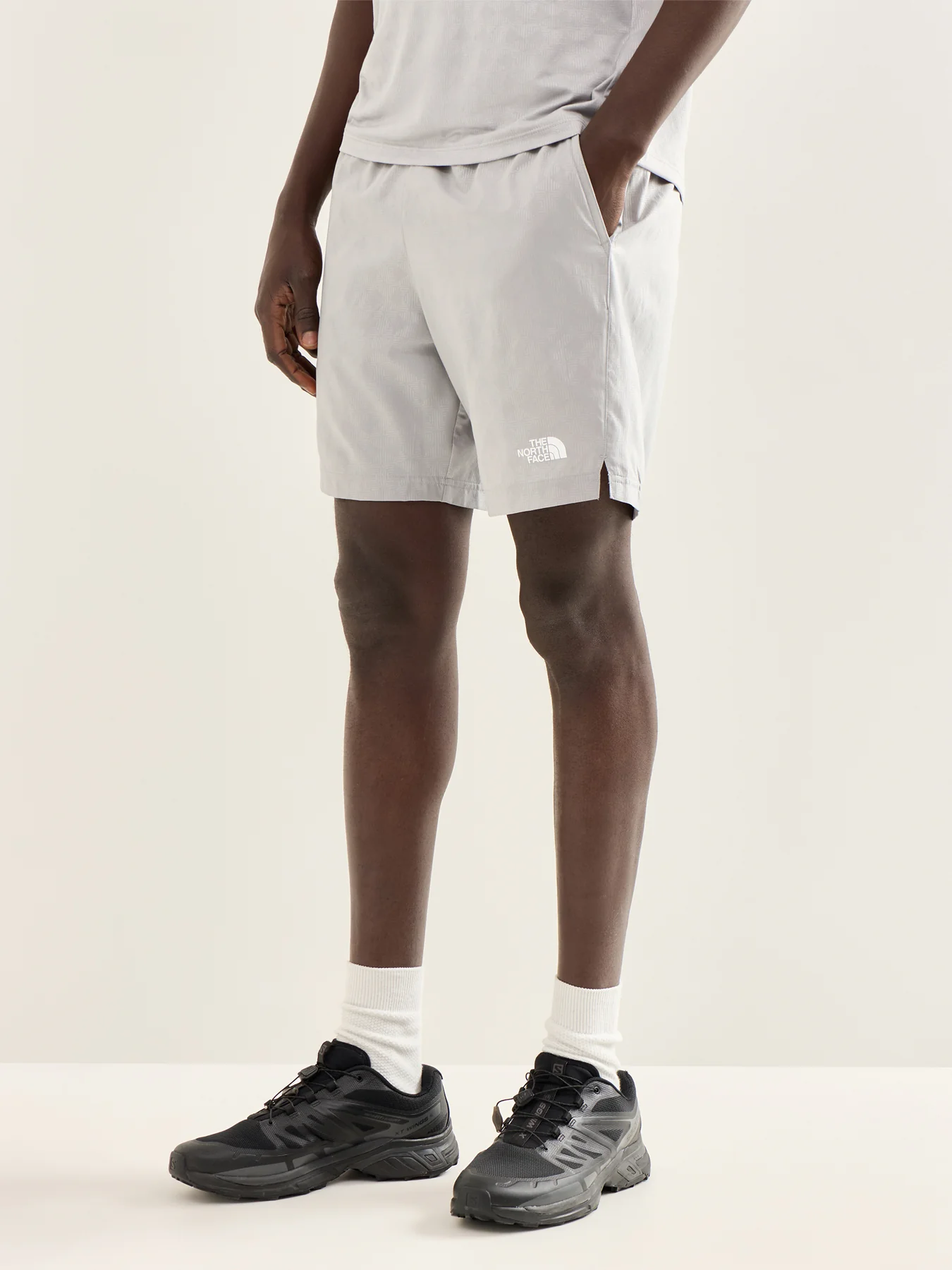 Pentadome Embossed 7In Shorts Meld Grey - Image 4