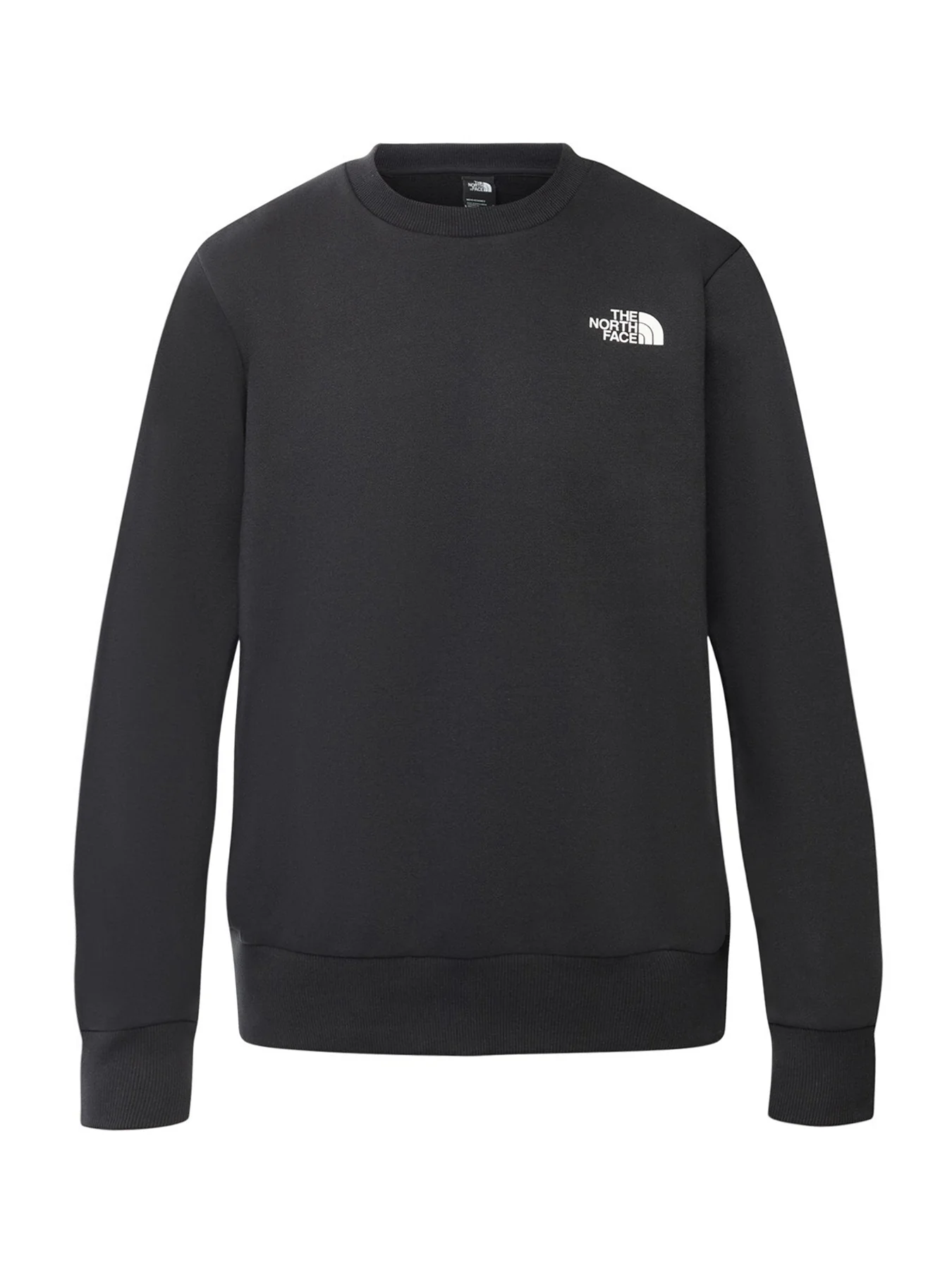Simple Dome Crew Neck Sweatshirt Black