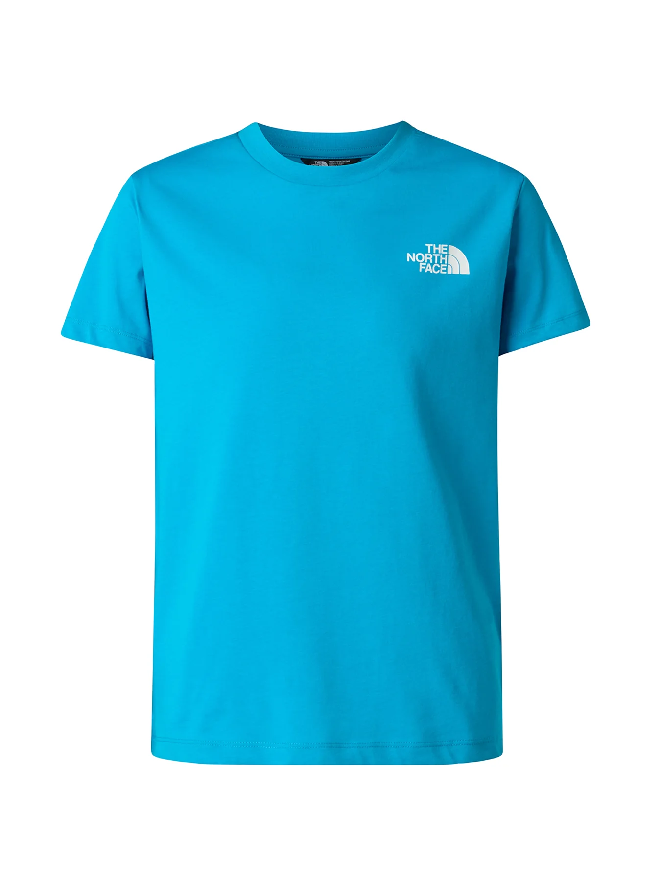 Kids' Box Logo T-Shirt Blue - Image 3