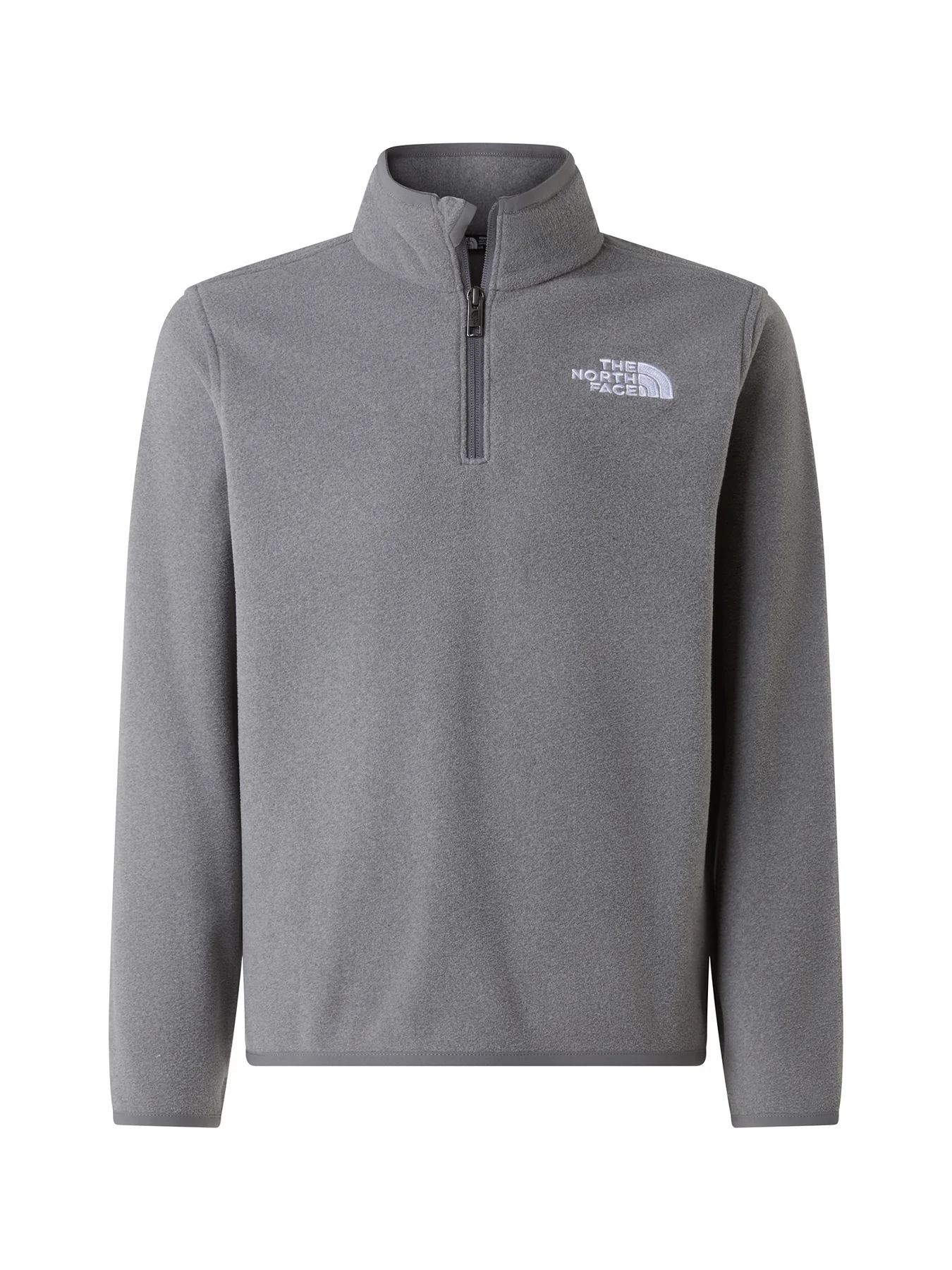 Kids' Glacier Quarter Zip Fleece Grey - Image 4