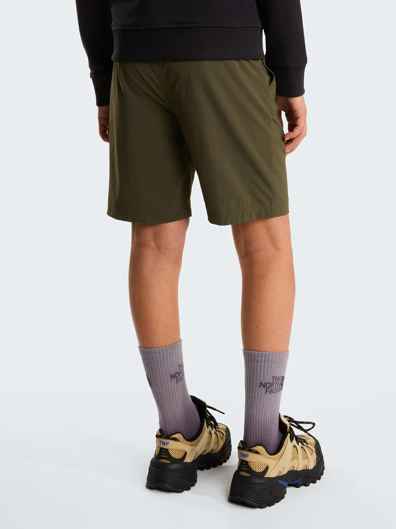 Kids' Lightweight Hike Shorts Green - Image 2
