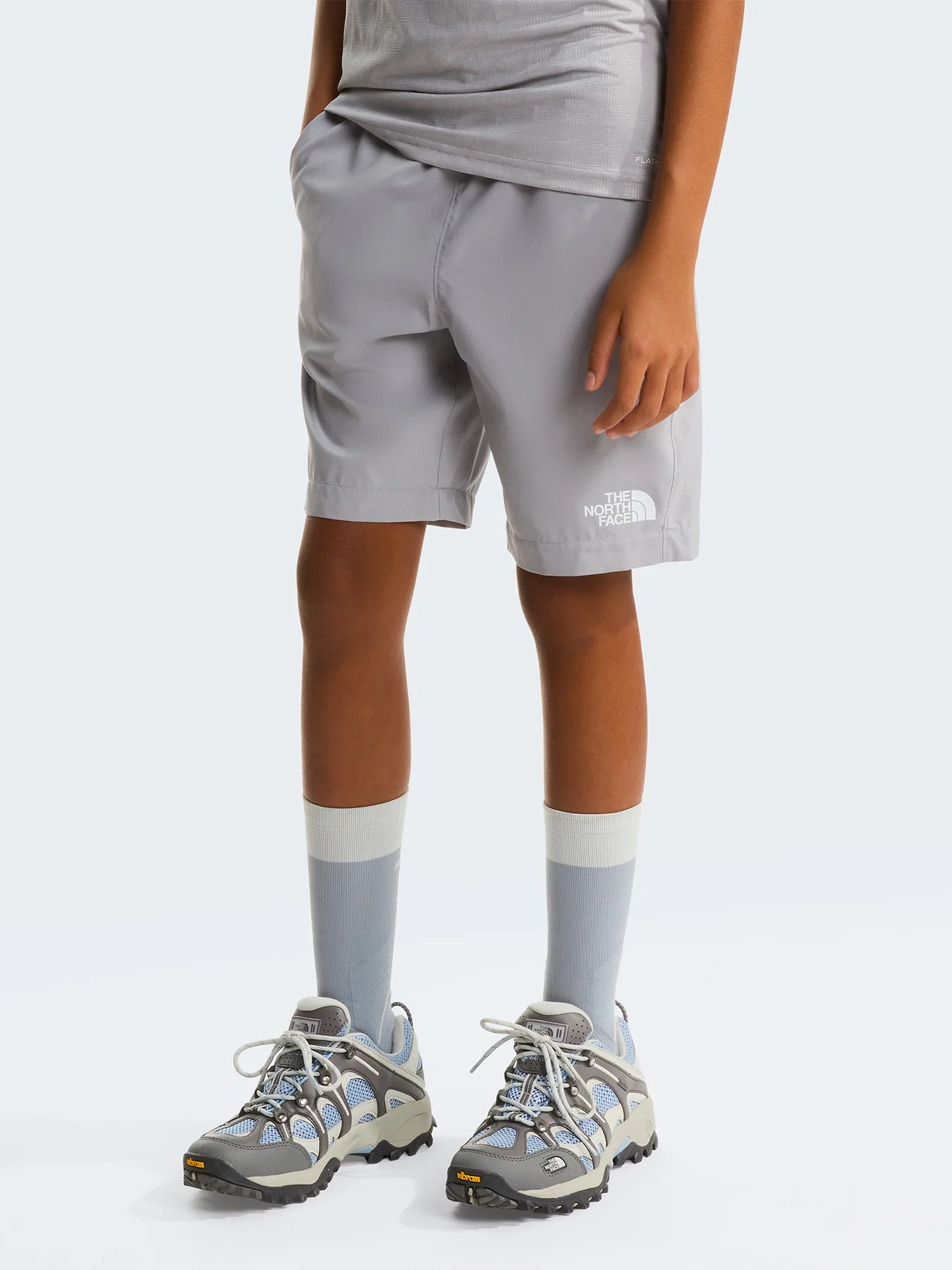 Kids' Pentadome Shorts Grey - Image 2