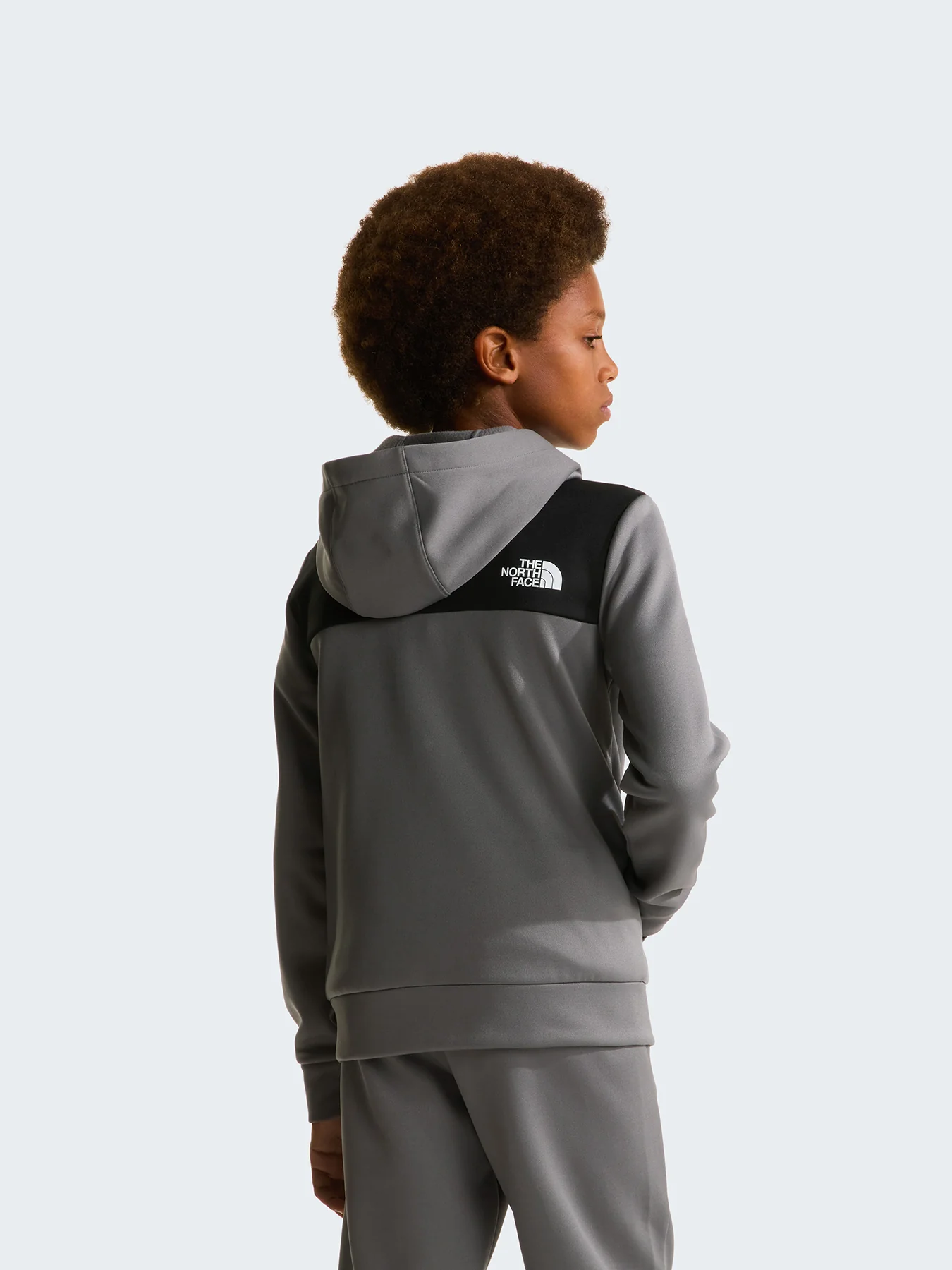 Kids' Reaxion Zip Hoodie Grey - Image 5