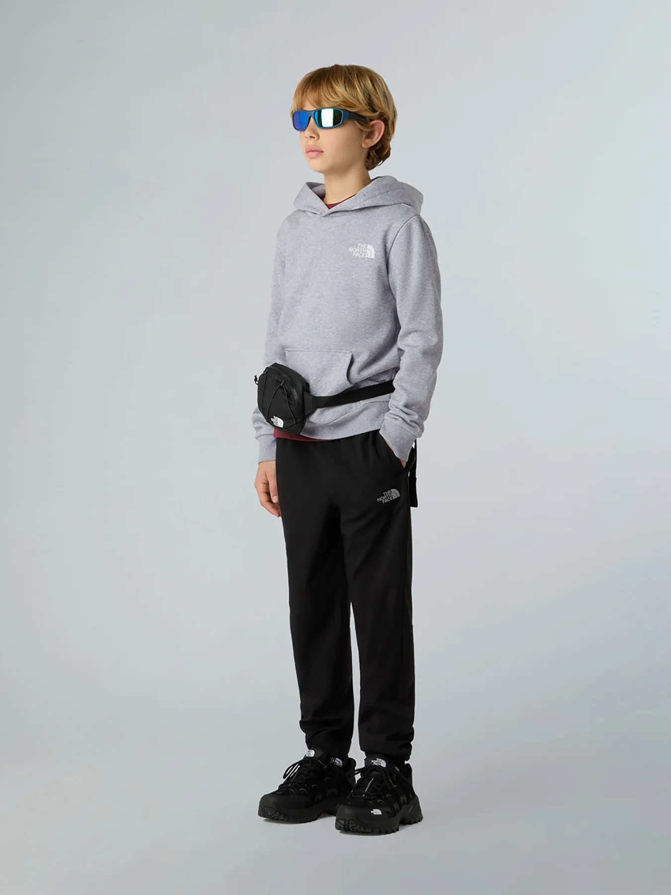 Teen Dome Hoodie Light Grey Heather - Image 5