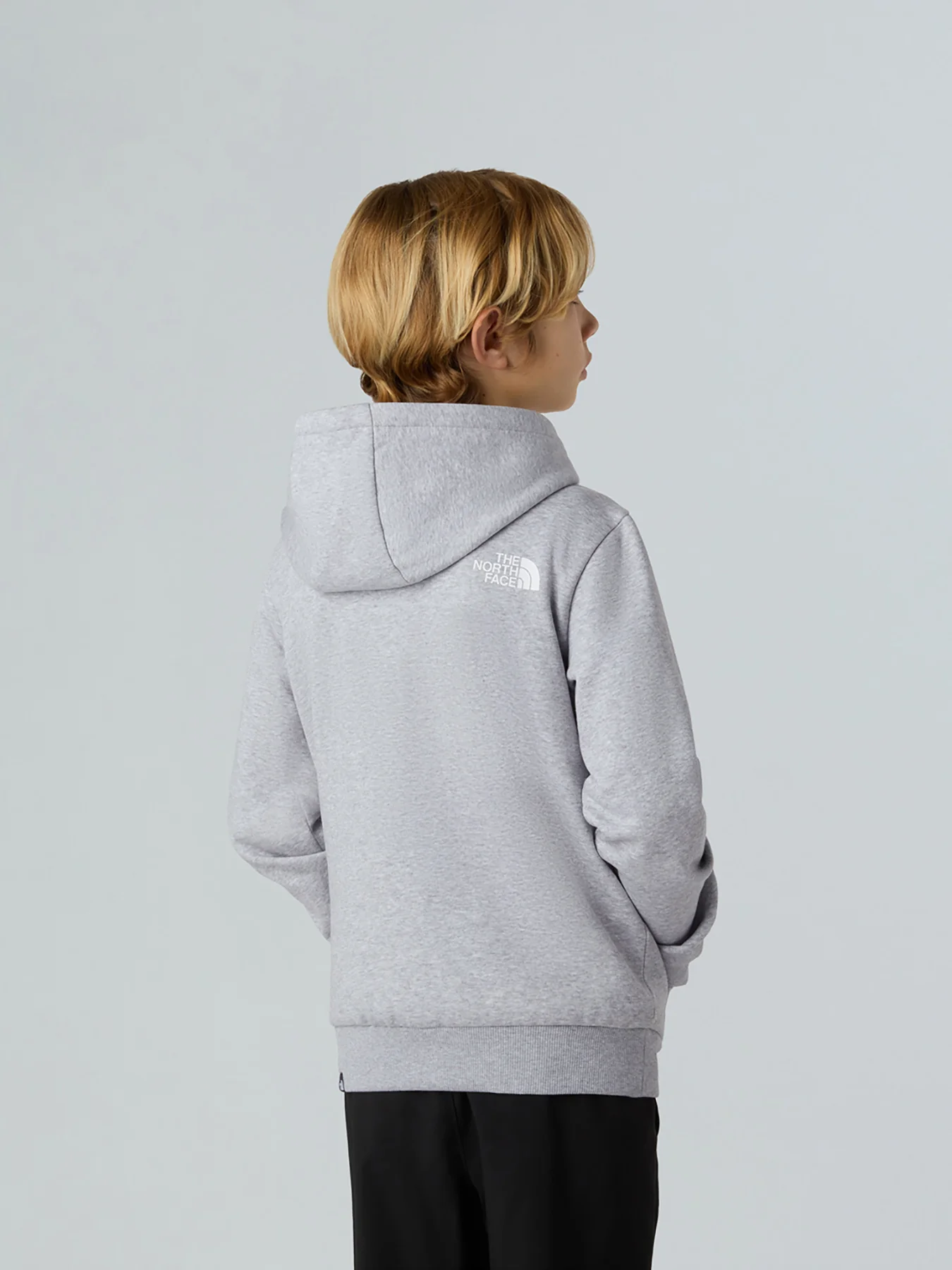 Teen Dome Hoodie Light Grey Heather - Image 9
