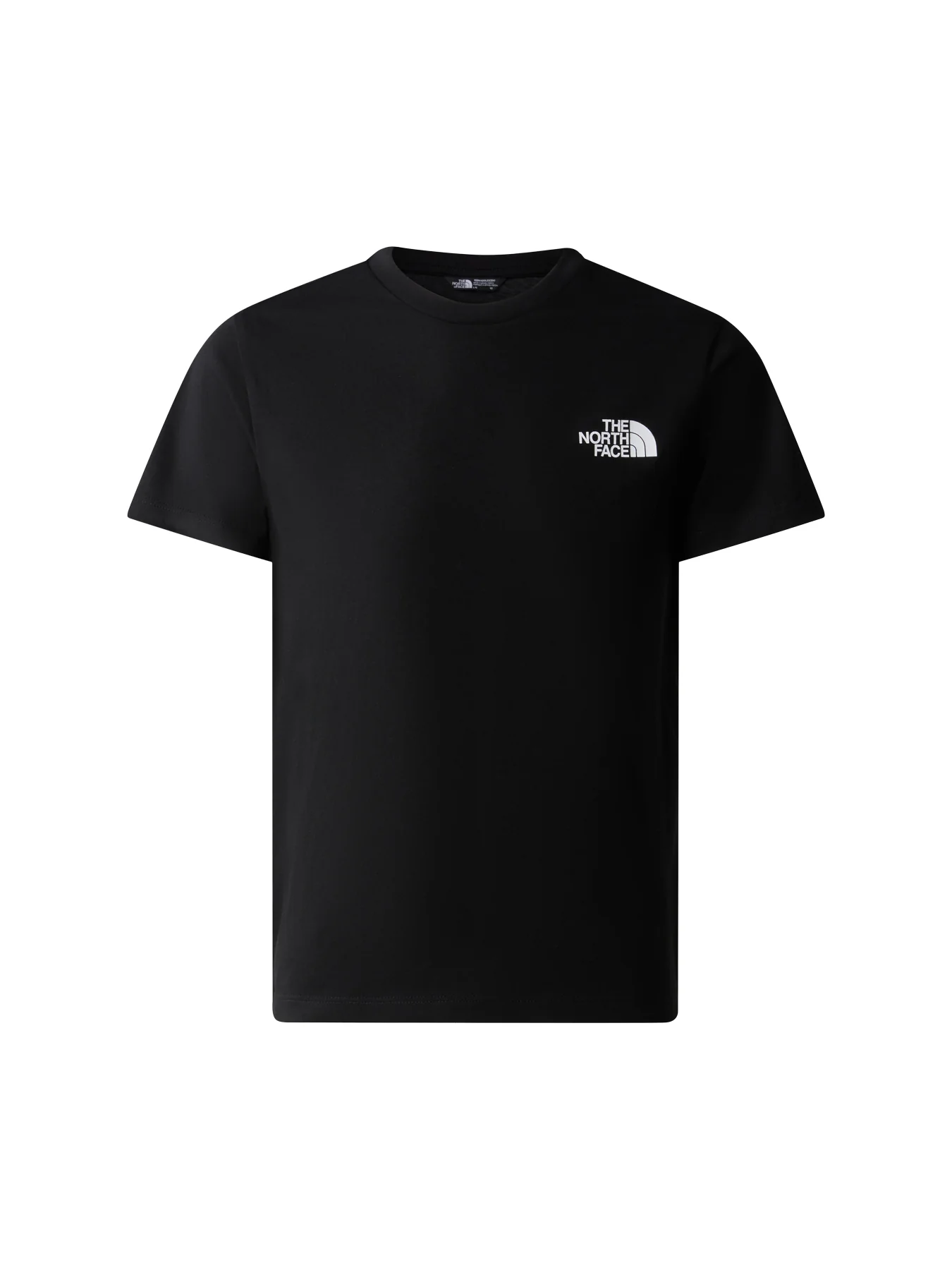 Simple Dome Short Sleeve T-Shirt Cotton Black