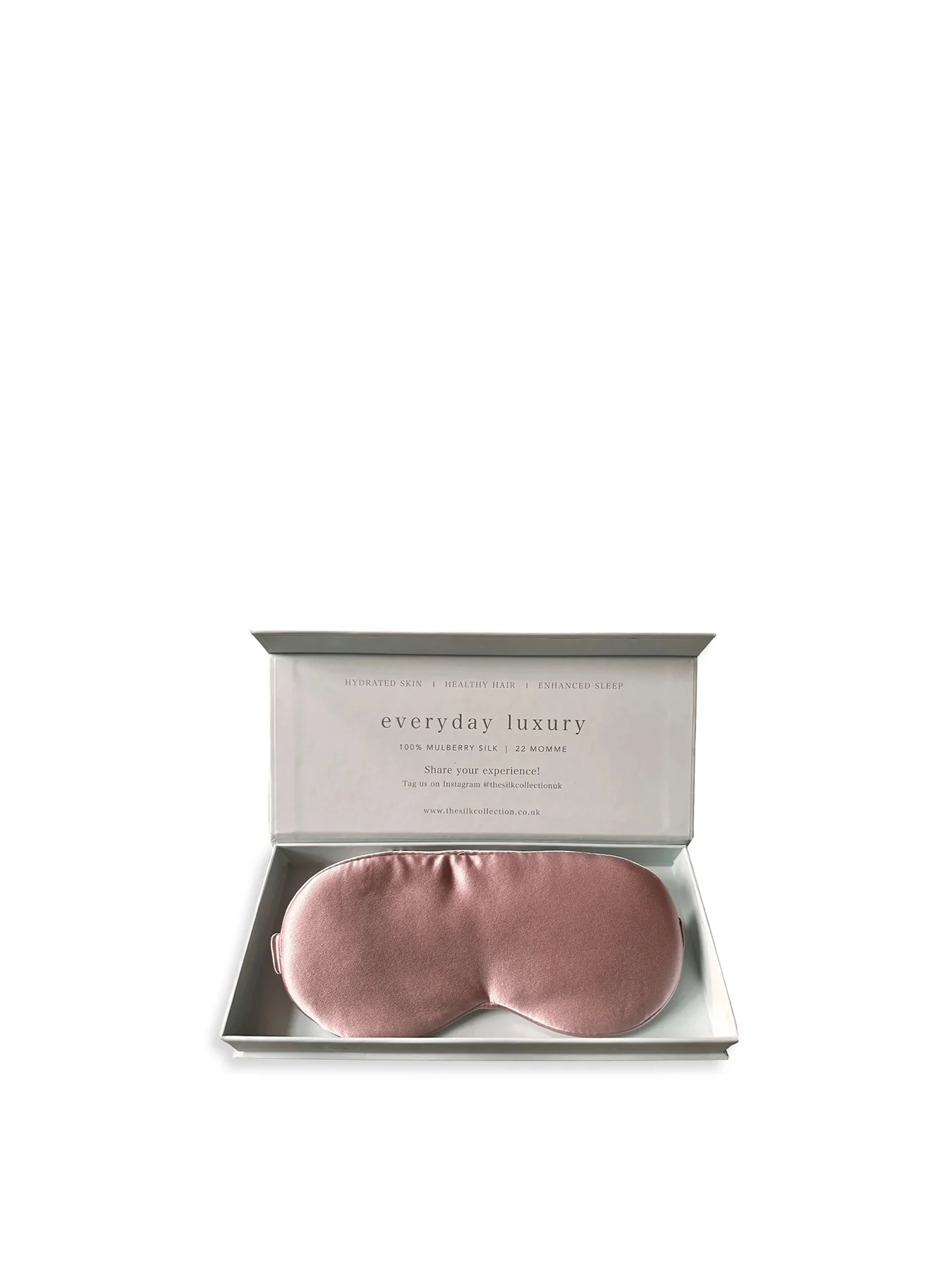 Pure Silk Eye Mask Pink