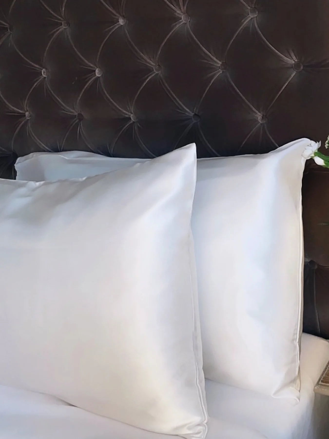 Pure Silk Pillowcase White