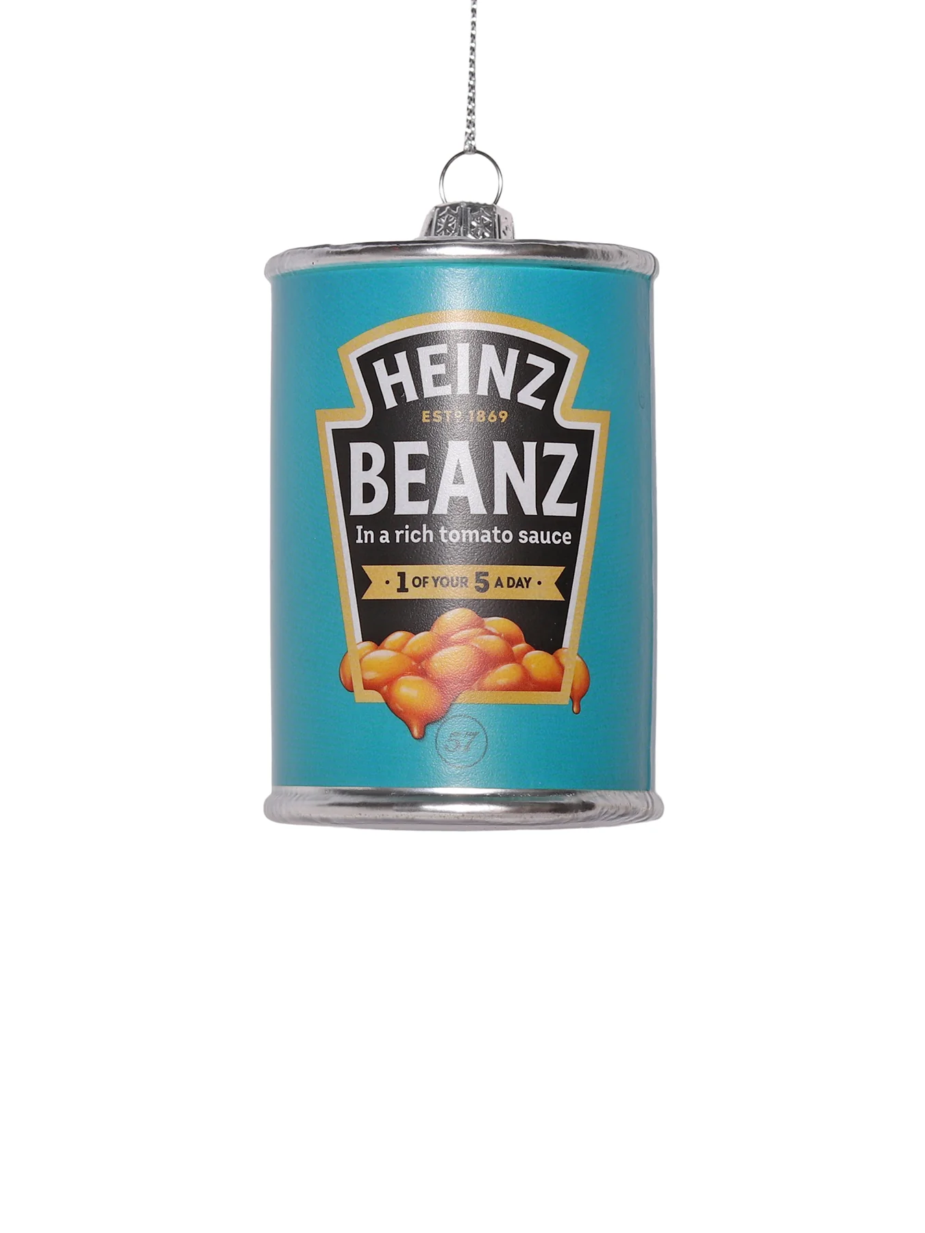 Heinz Beanz Glass Tree Decoration 8cm