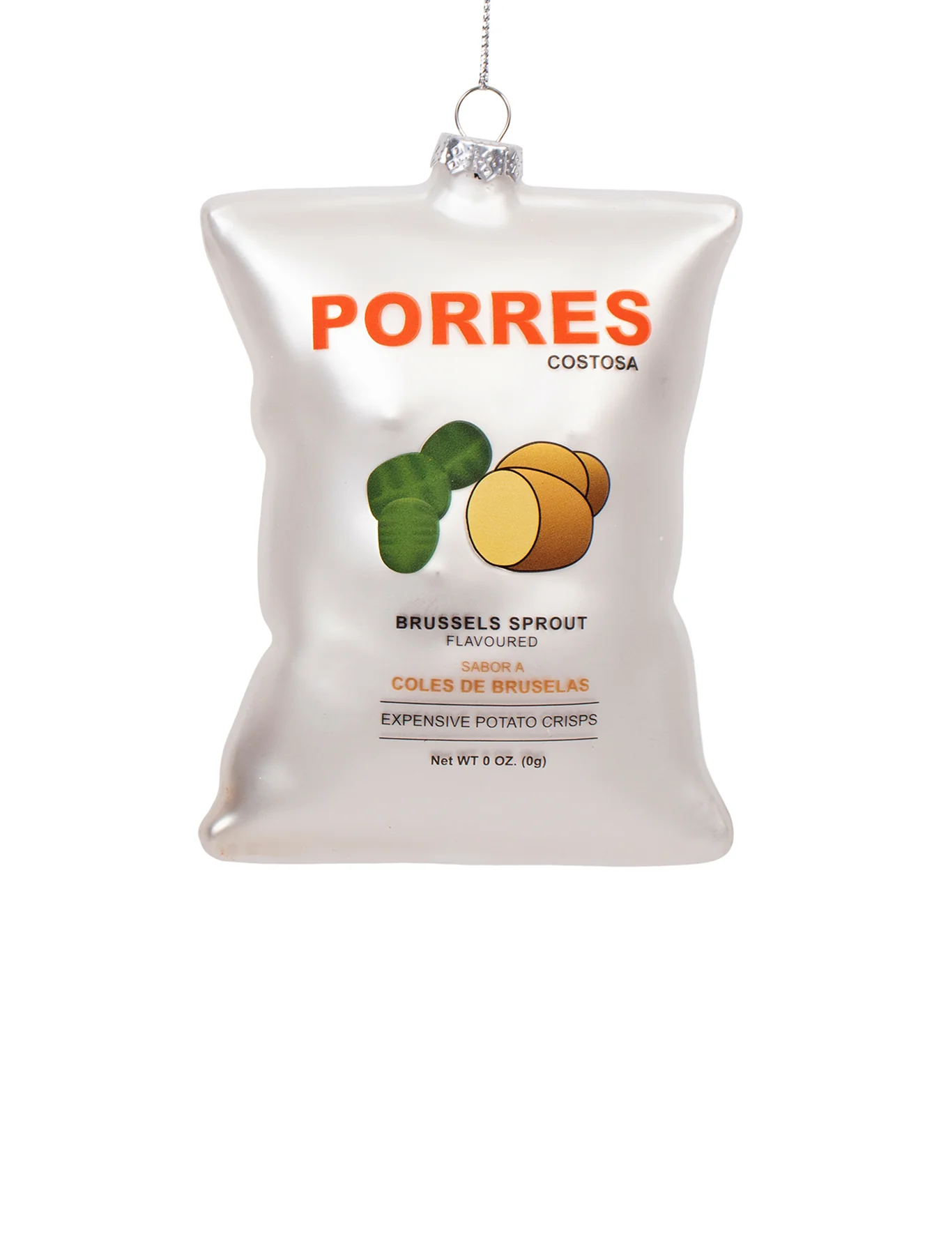 Porres Crisps Glass Decoration 10cm