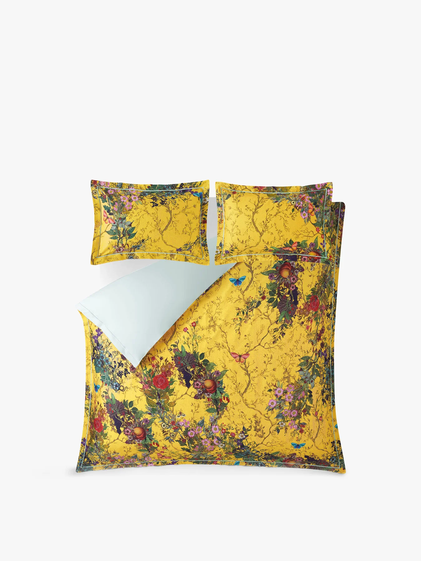 Bloomsbury Garden Duvet Cover Set Yellow - Image 2