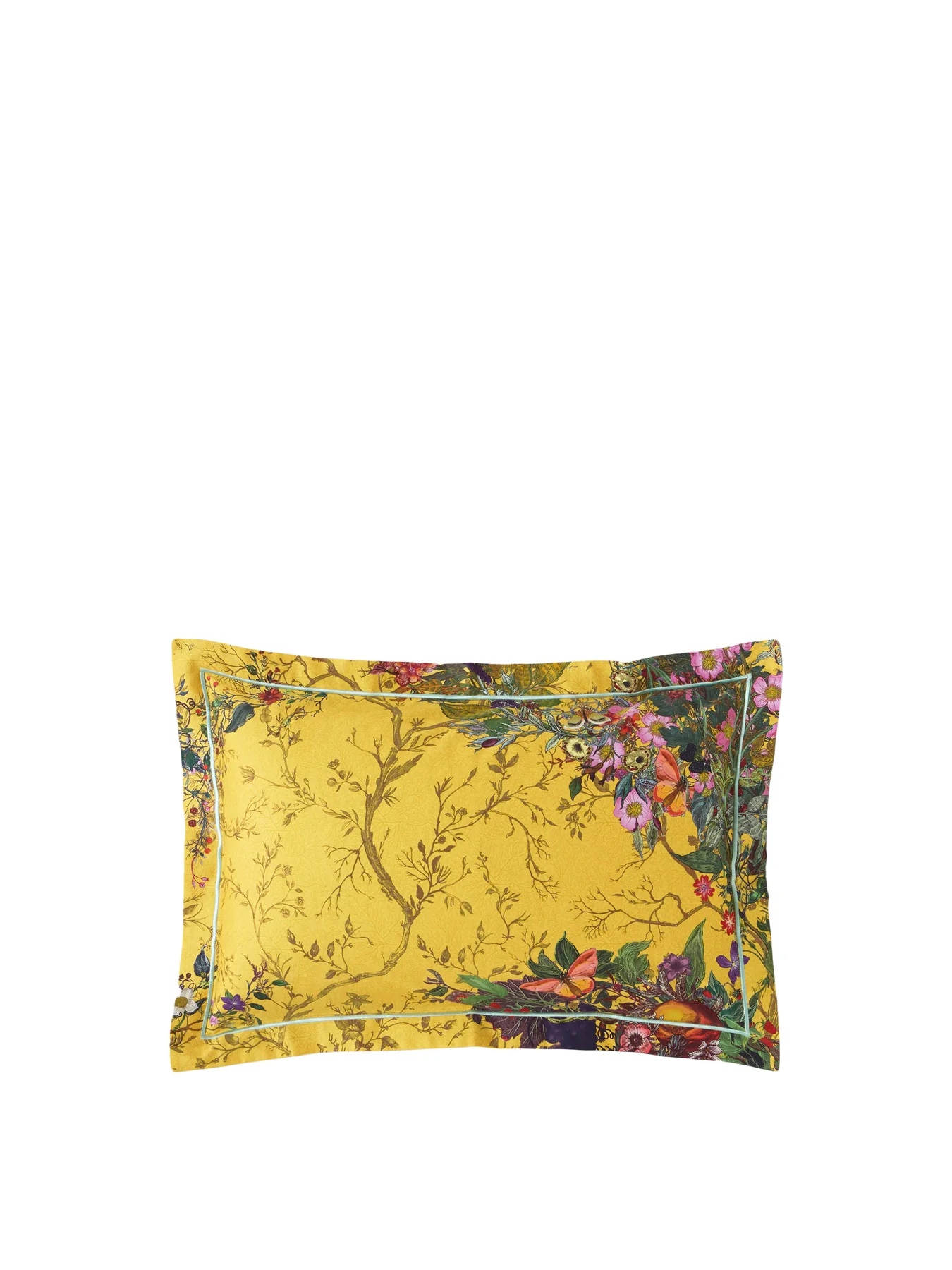 Bloomsbury Garden Duvet Cover Set Yellow - Image 4