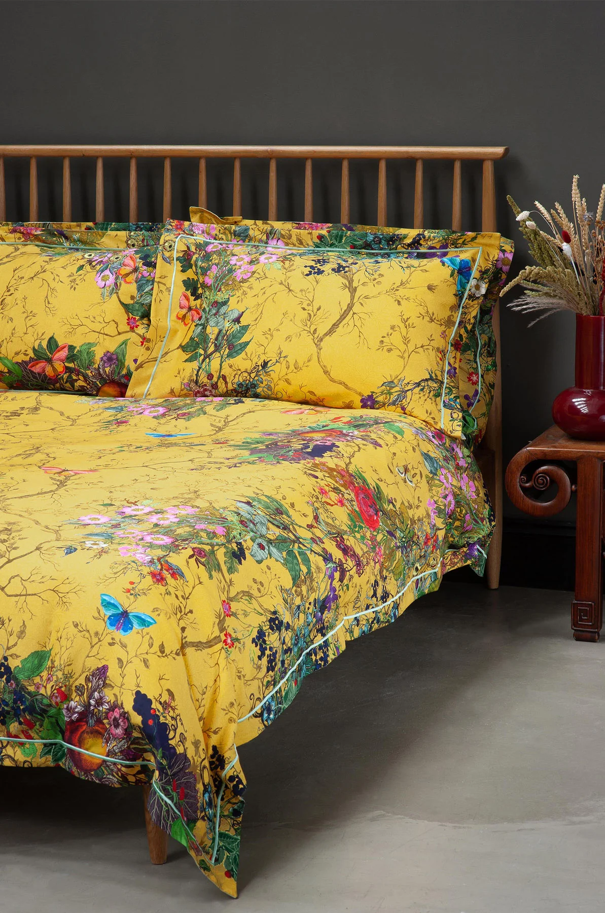 Bloomsbury Garden Duvet Cover Set Yellow