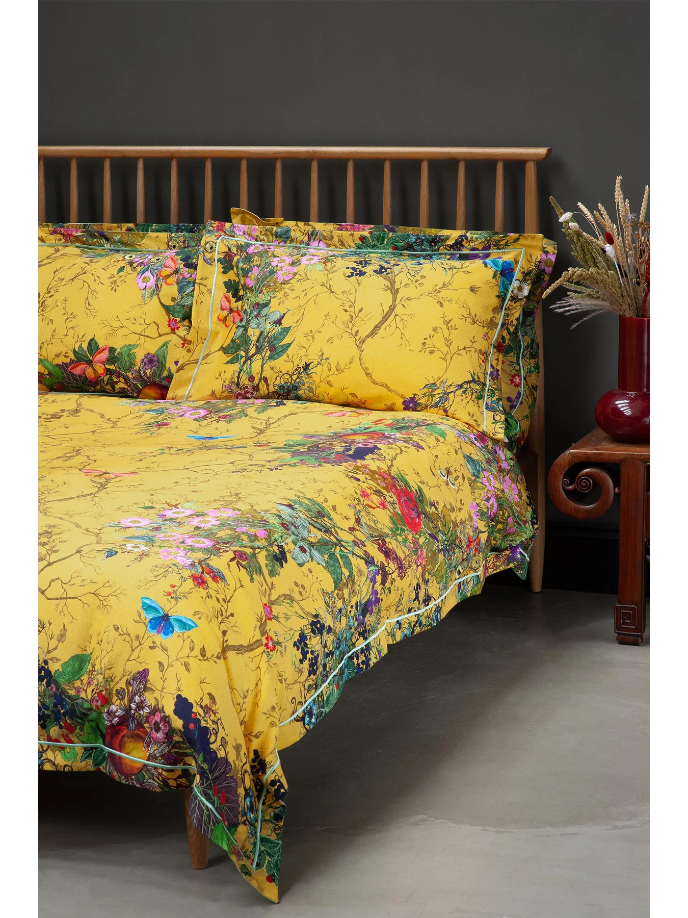 Bloomsbury Garden Duvet Cover Set Yellow