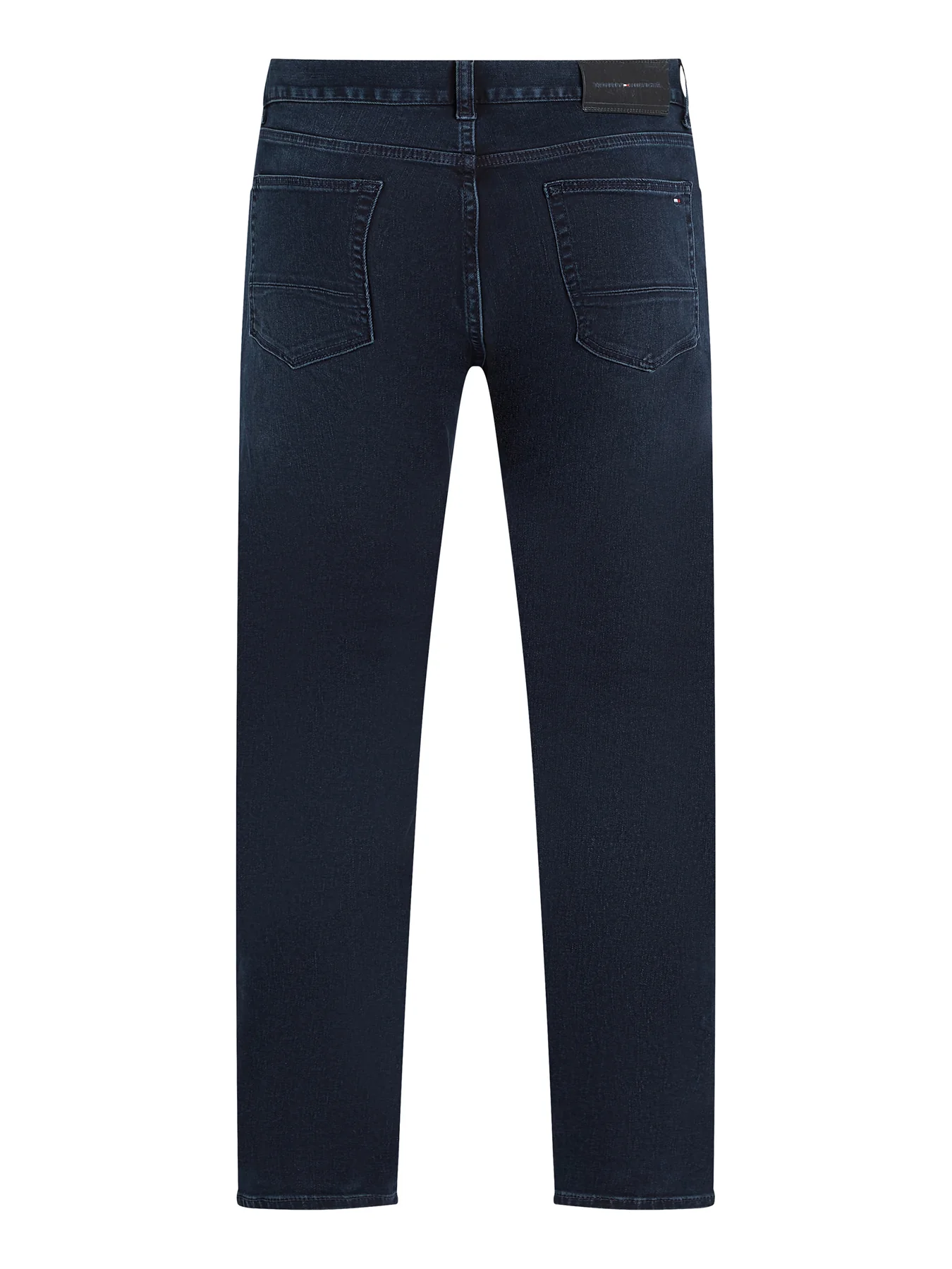 Denton Straight Leg Jeans Blue Black Cotton - Image 3
