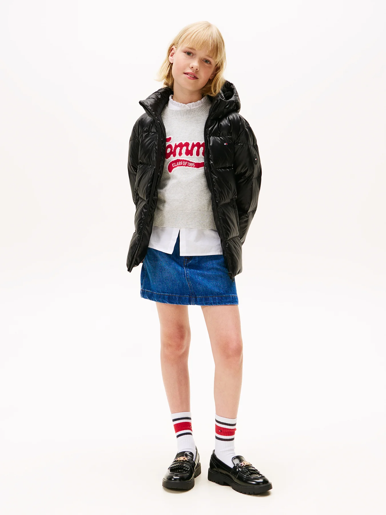 Kids’ Essential Shiny Down Jacket - Image 4
