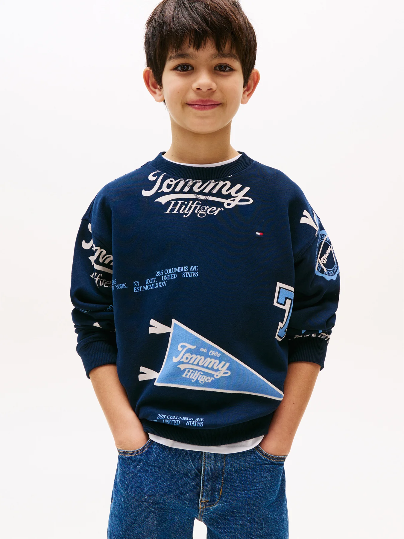 All-Over Logo Print Sweatshirt - Image 2