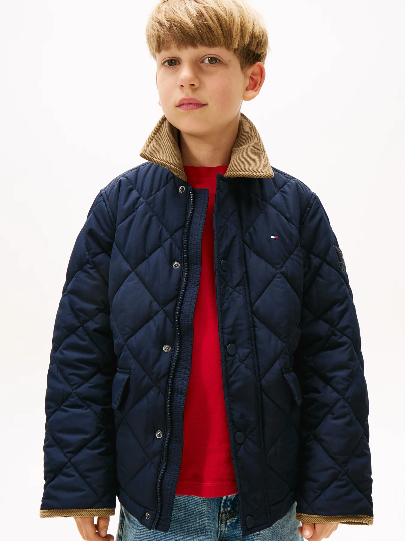 Quilted Jacket Blue - Image 2