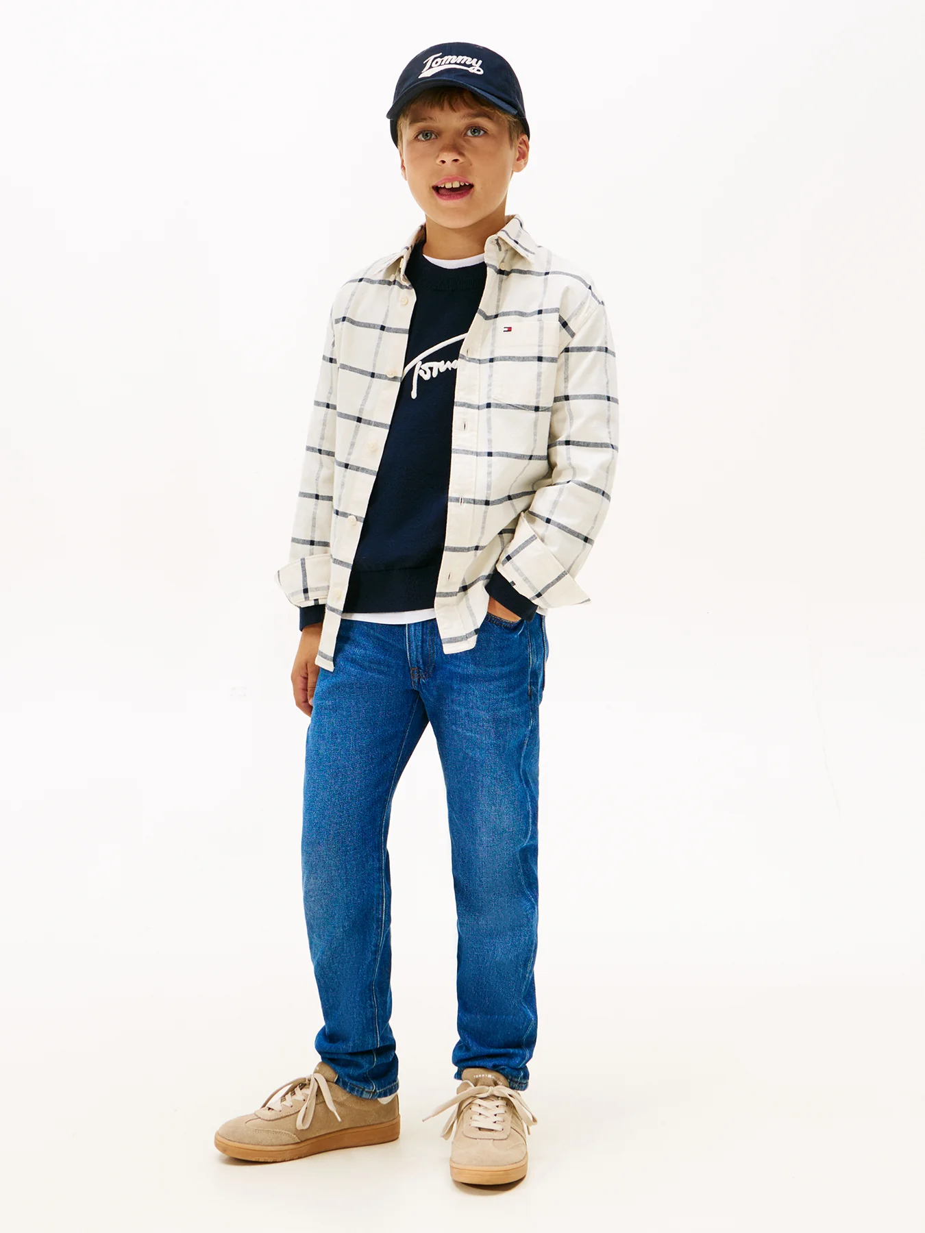Dark Wash Straight Leg Jeans - Image 4