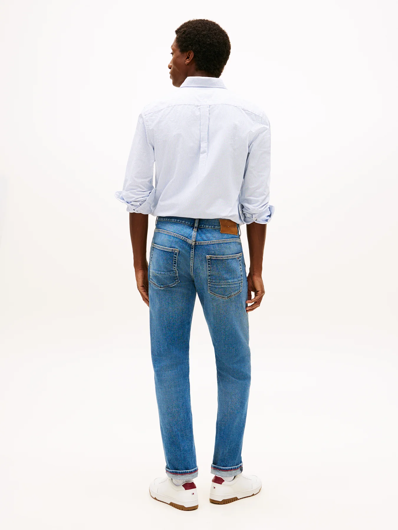 Denton Faded Straight Leg Jeans - Image 3