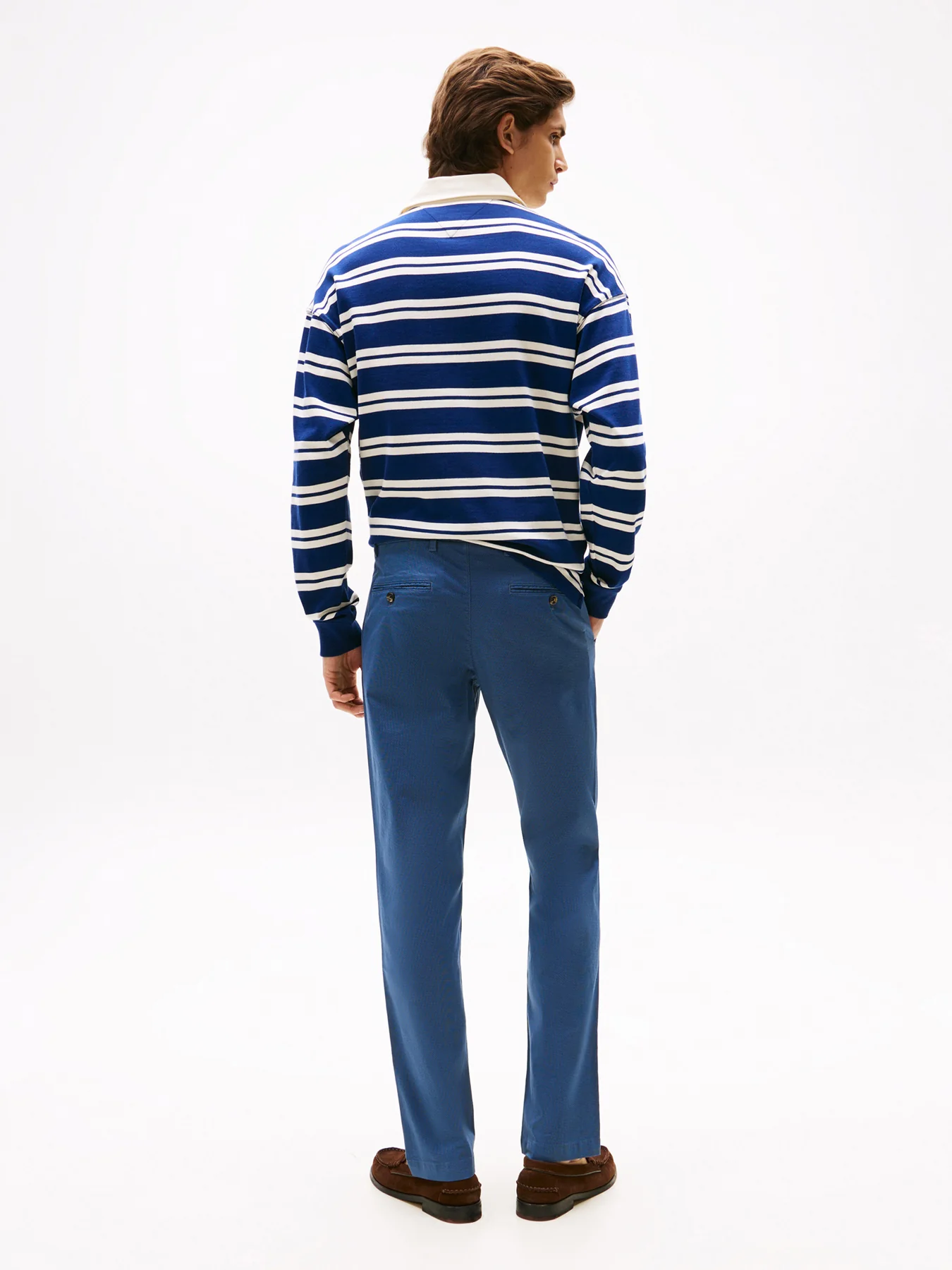 Denton Micro Print Straight Leg Chinos - Image 3