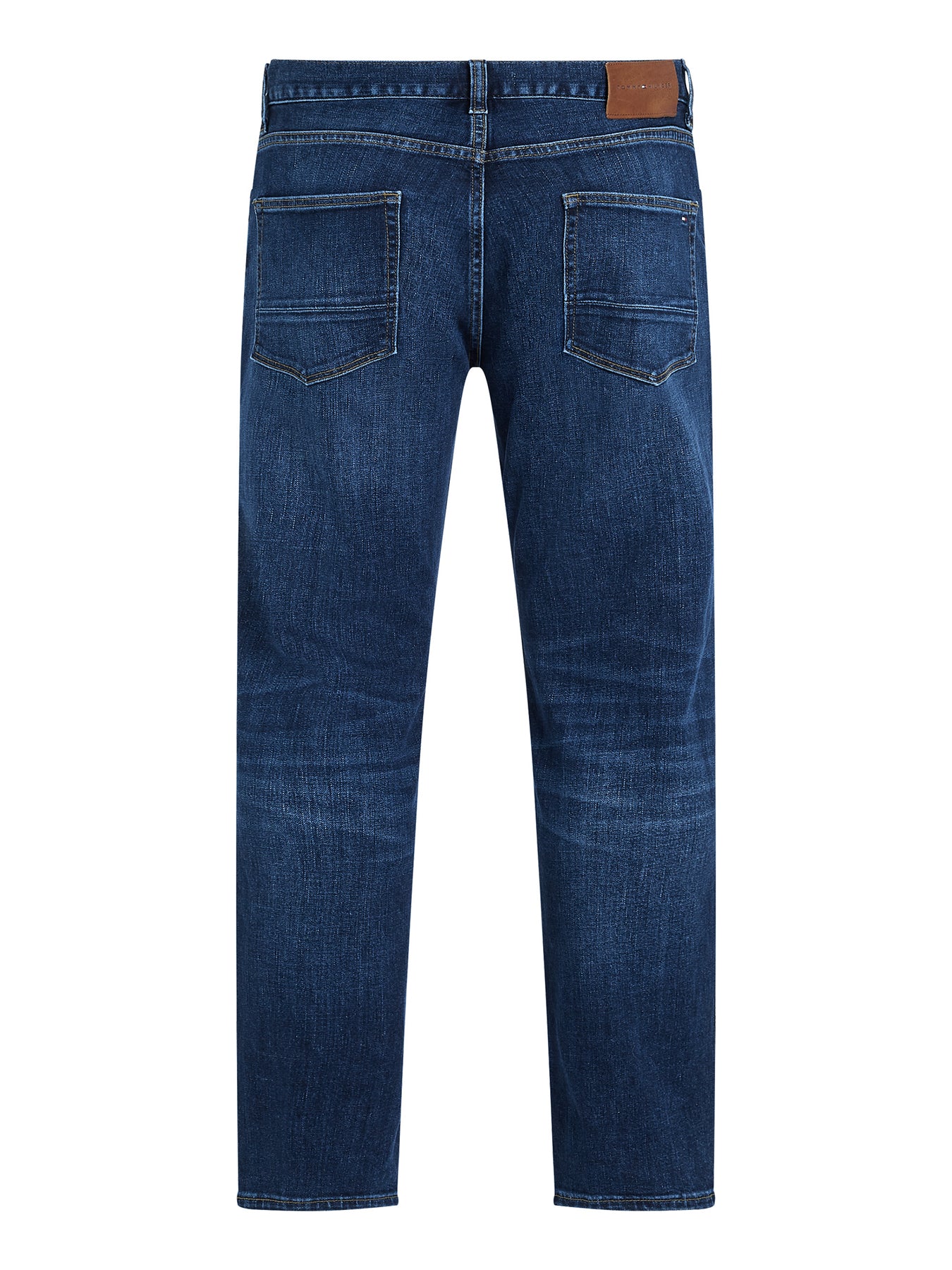 Denton Straight Leg Jeans Dark Blue Cotton - Image 3