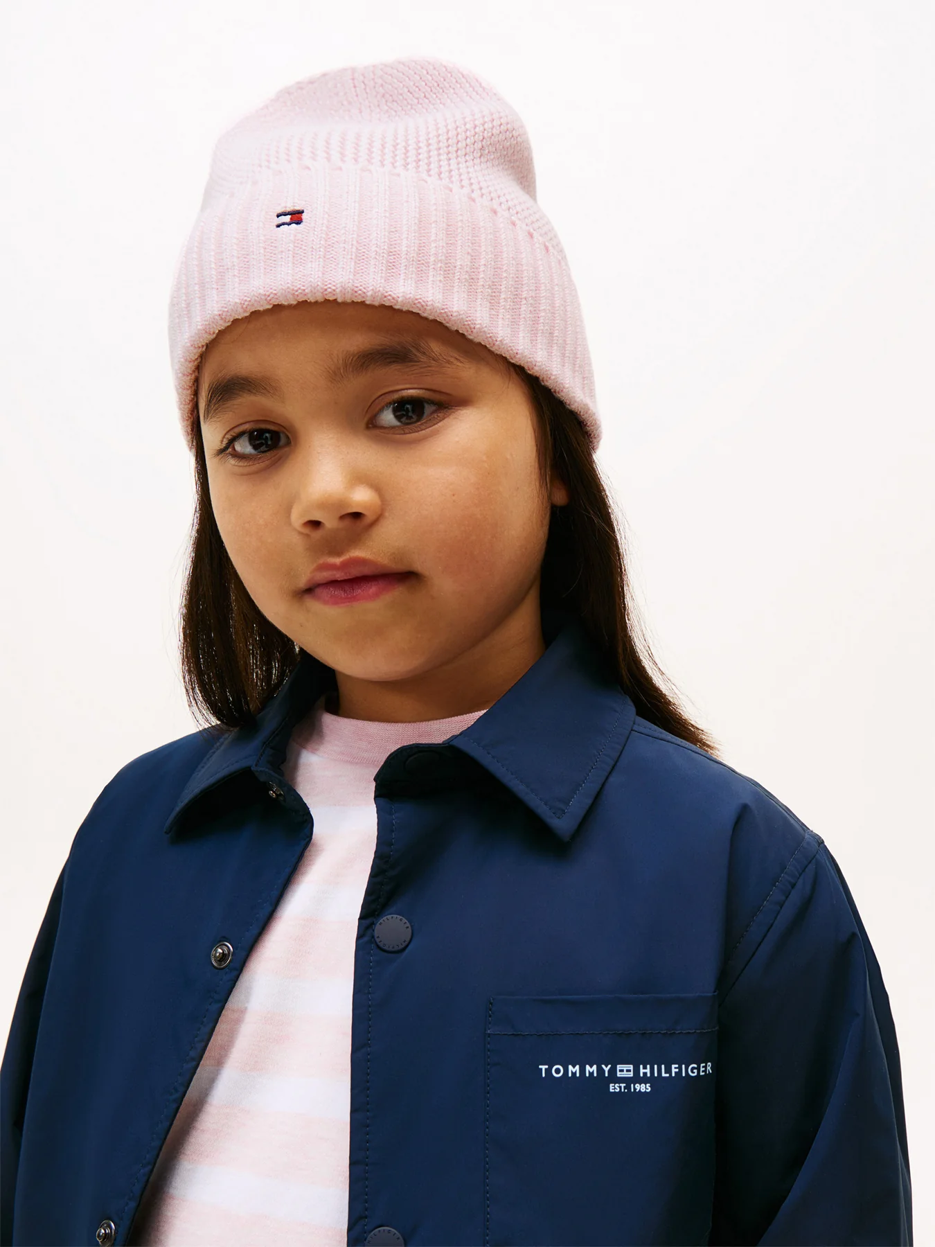 Kids Essential Flag Embroidery Beanie - Image 7