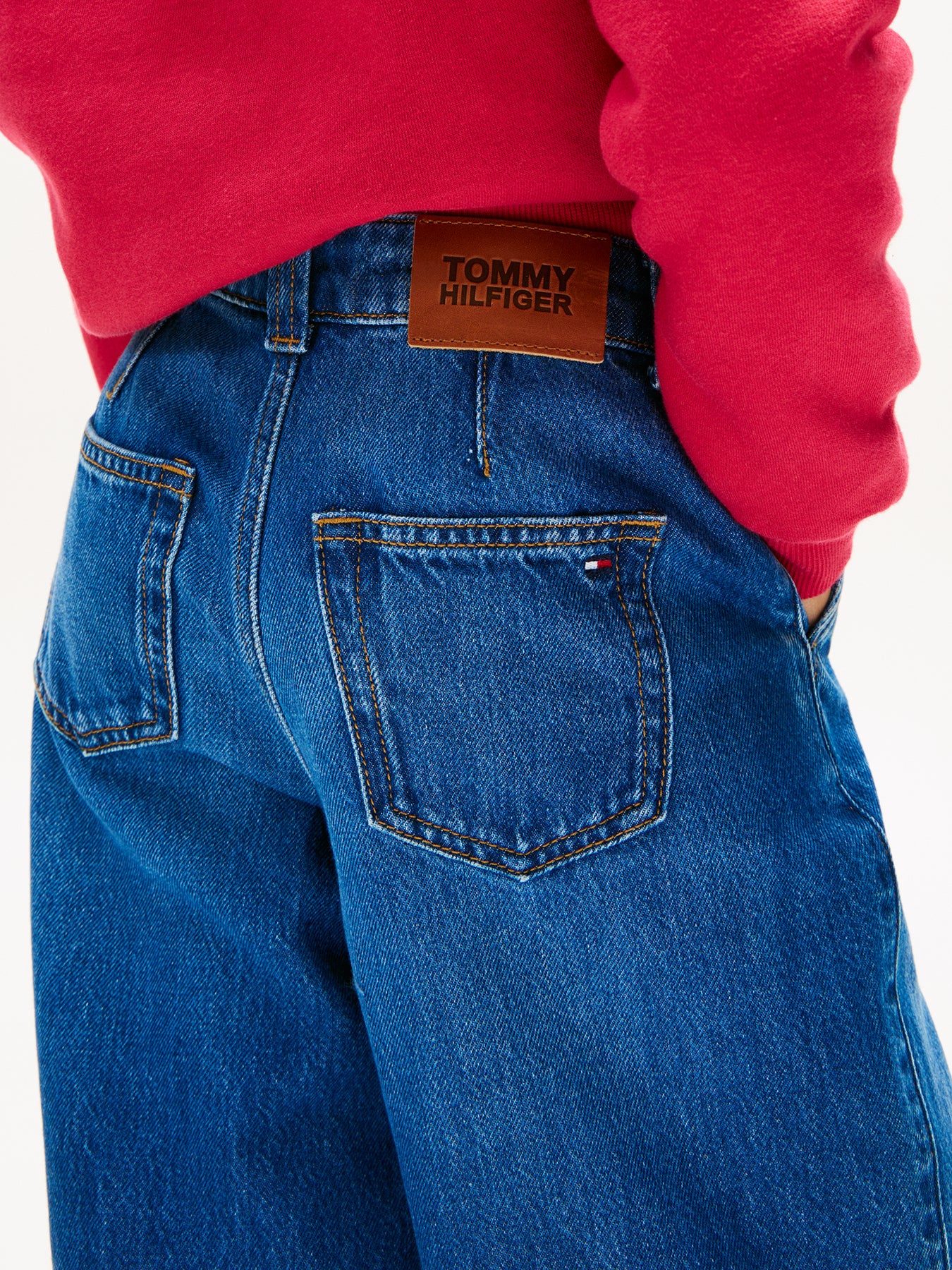 Kids’ Mabel High Rise Wide Leg Jeans - Image 5