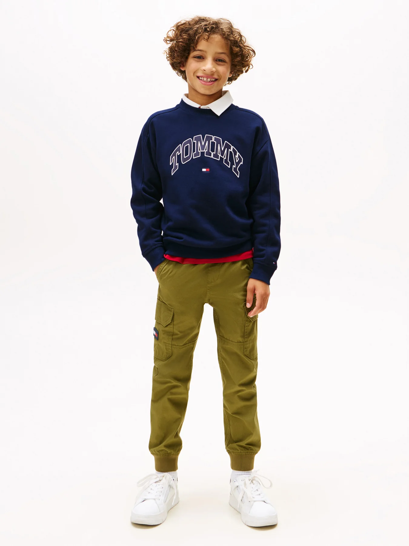 Varsity Logo Print Crew Neck Sweatshirt - Image 2