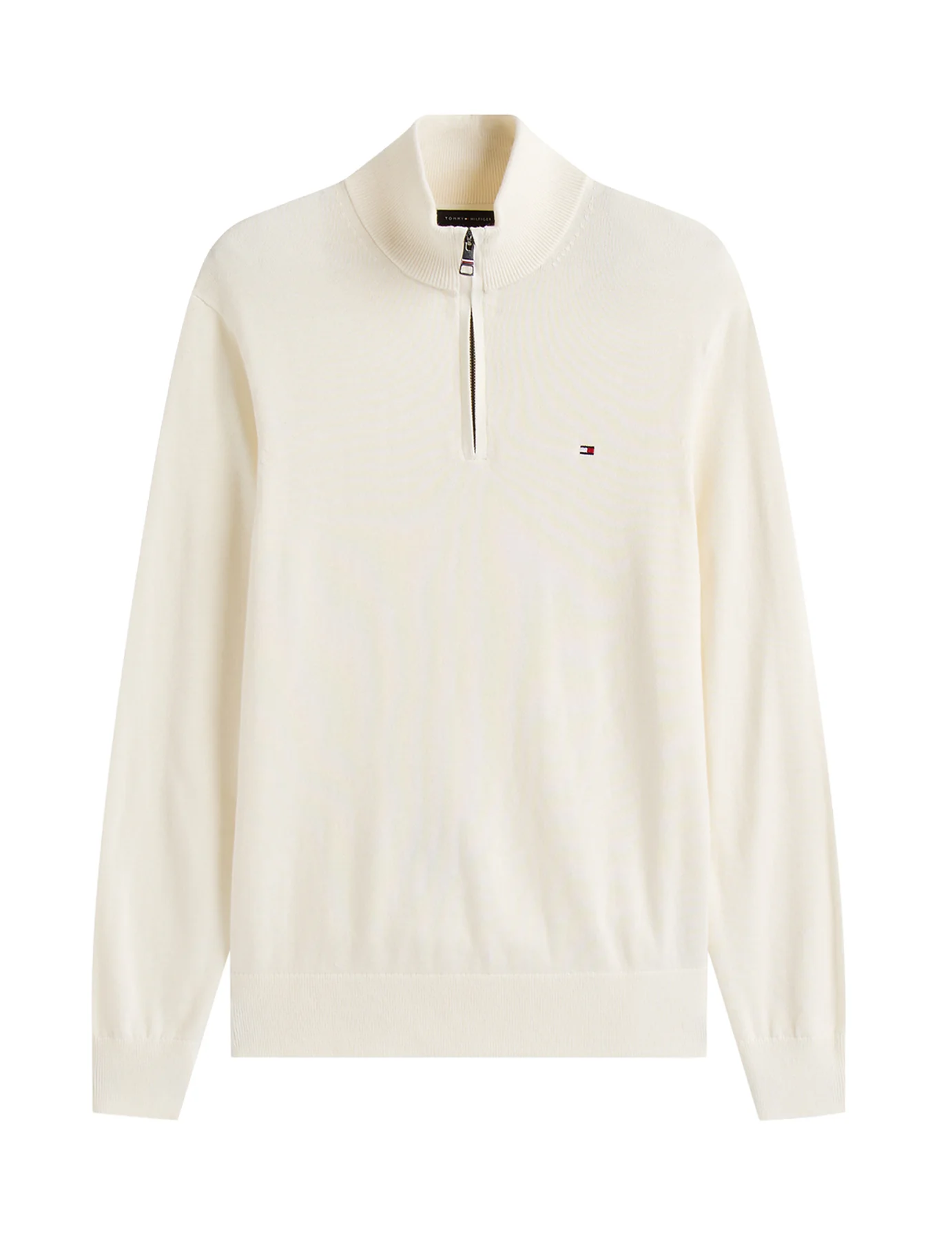 Half-Zip Jumper With Cashmere Cream