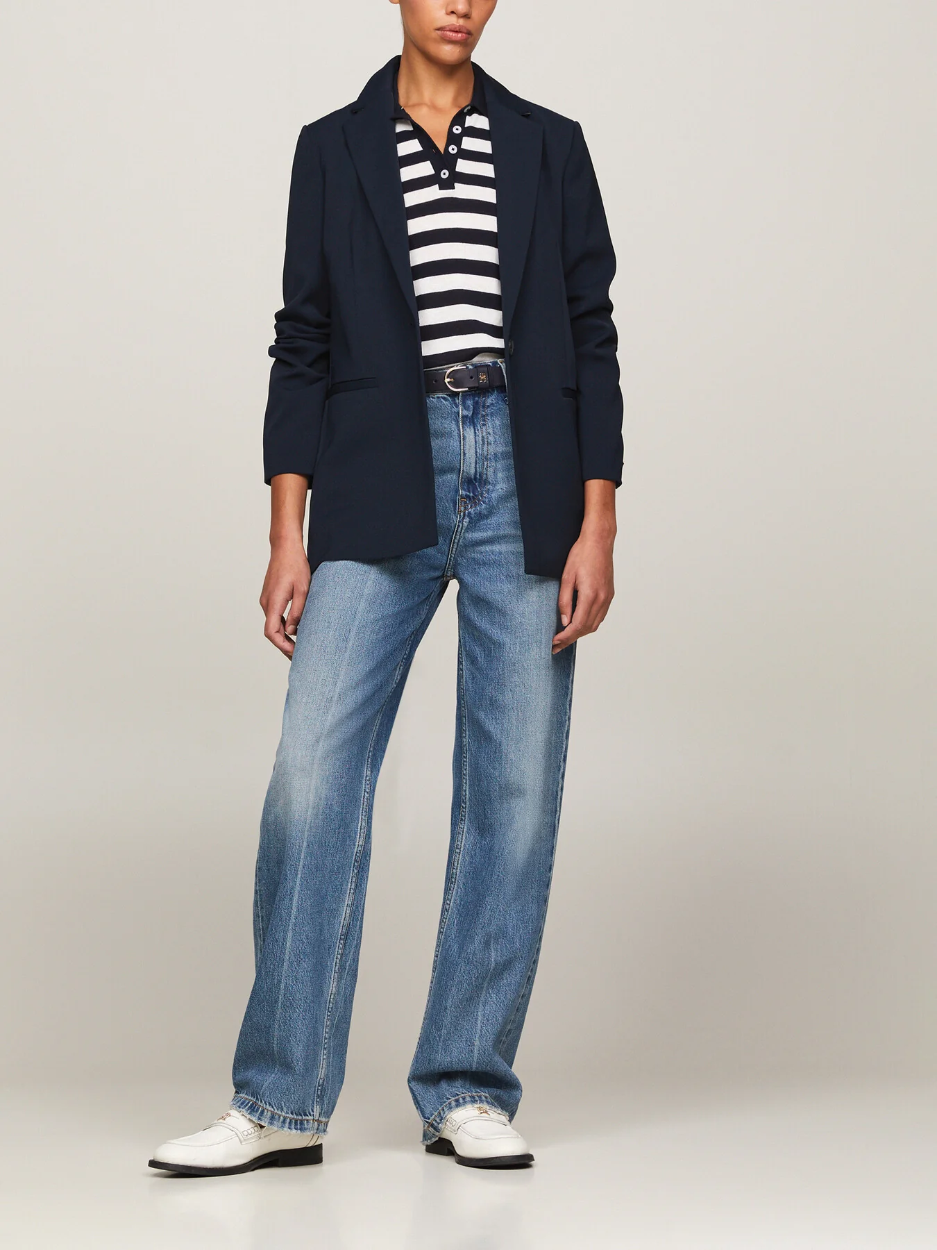 Gold Button Single Breasted Blazer - Image 5