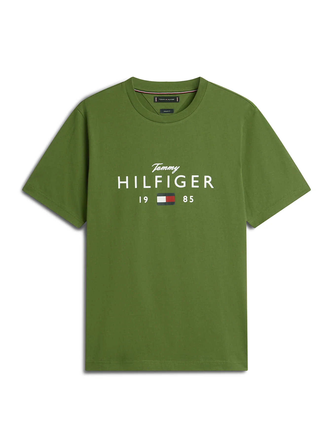 Graphic Crew Neck T-Shirt Green