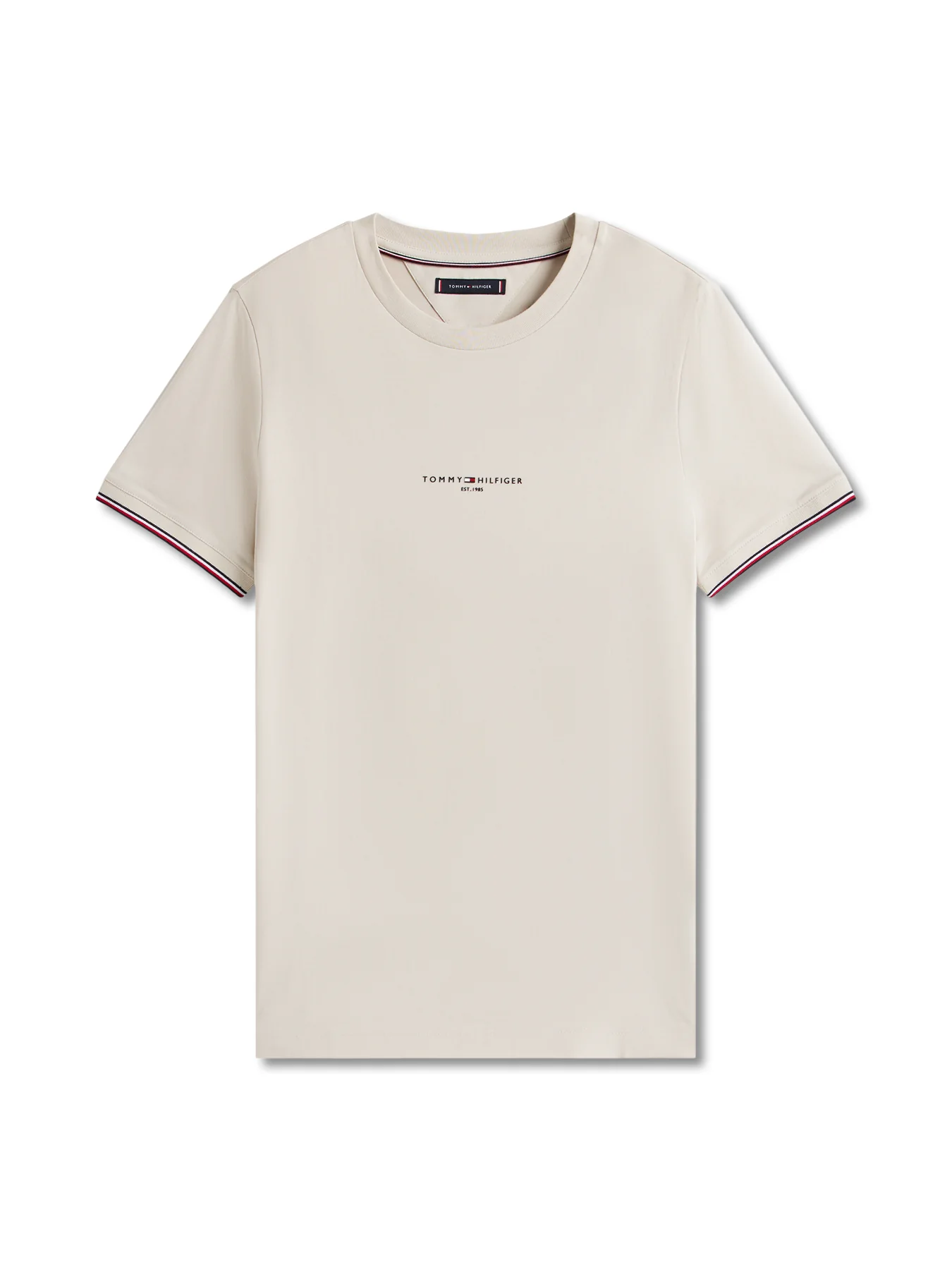 Signature Tipped Slim Knit T-Shirt