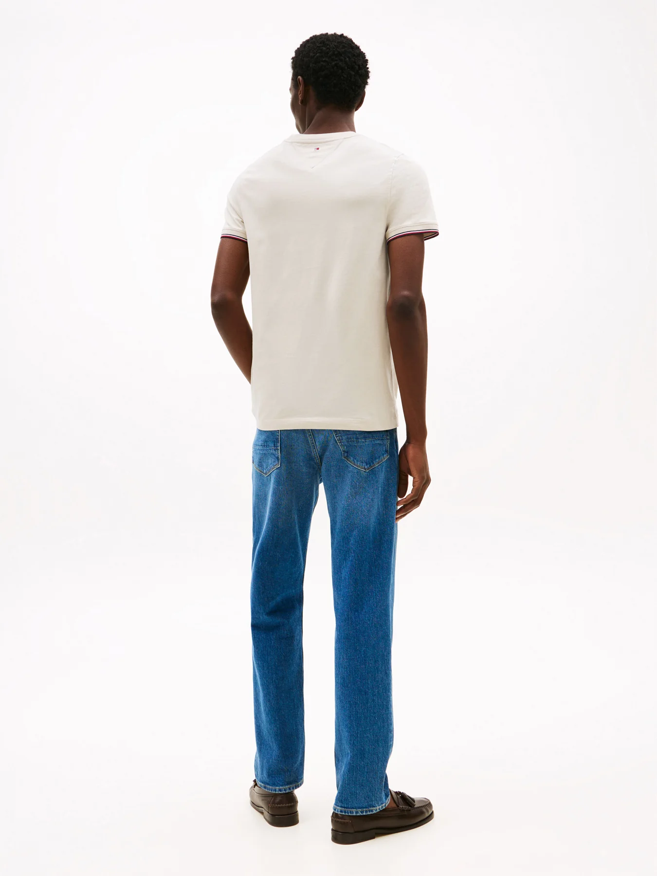 Signature Tipped Slim Knit T-Shirt - Image 5