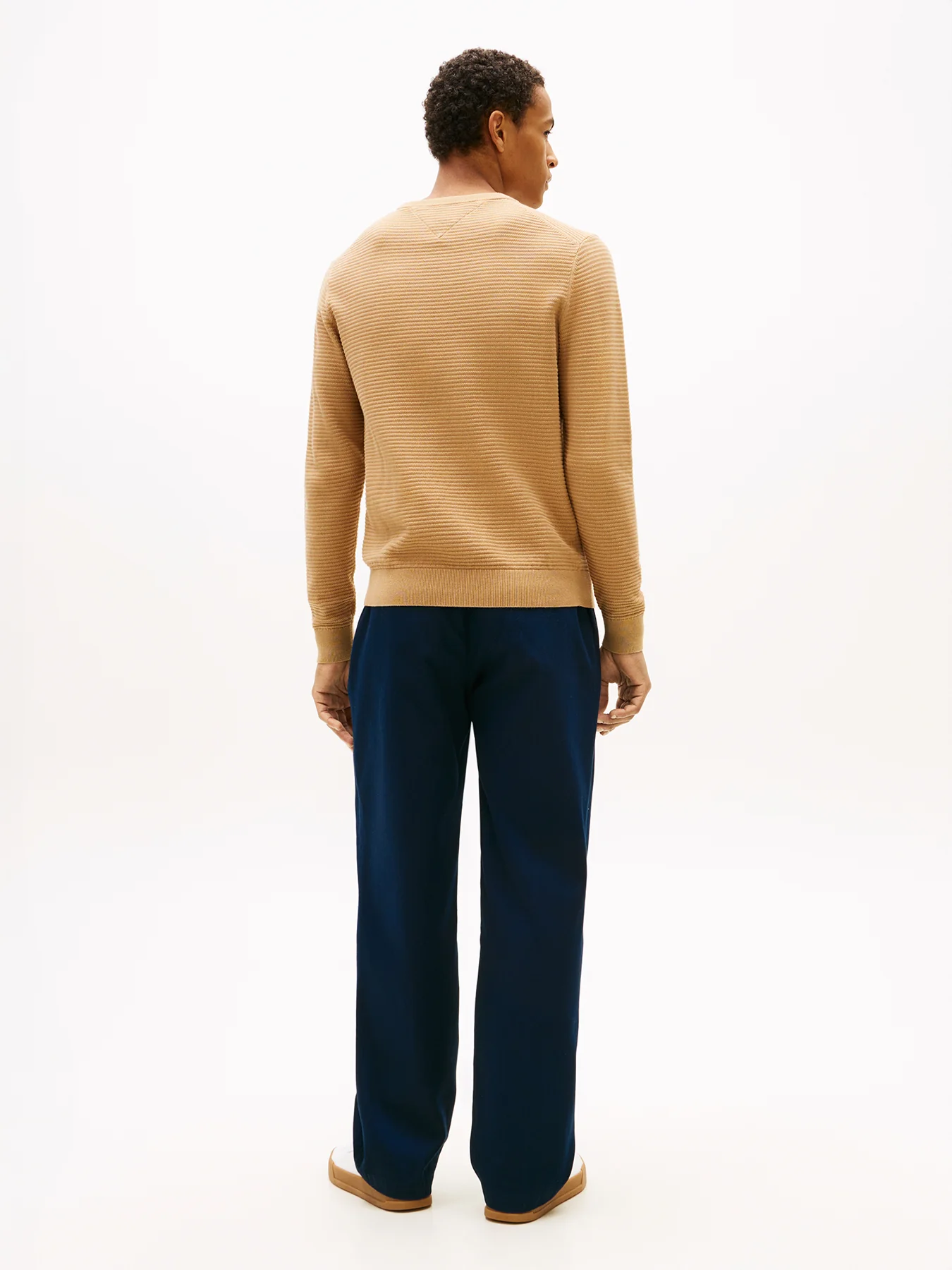 Textured Knit Jumper Neutral - Image 4