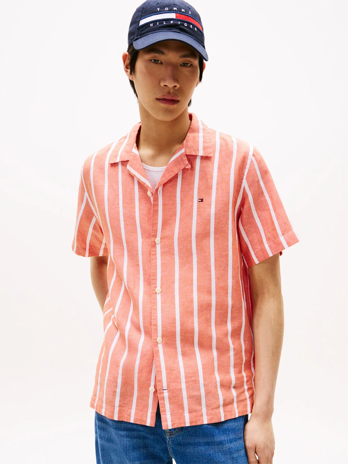 Regular Fit Stripe Short Sleeve Shirt - Image 2