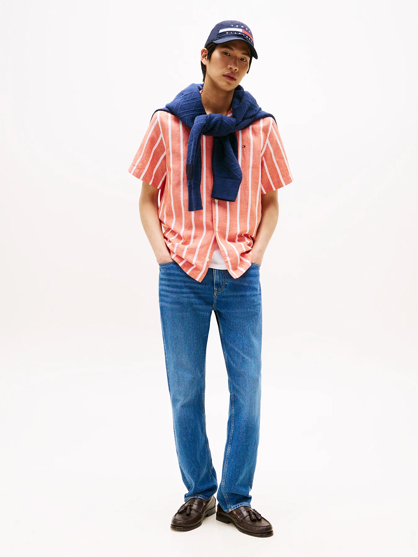 Regular Fit Stripe Short Sleeve Shirt - Image 4